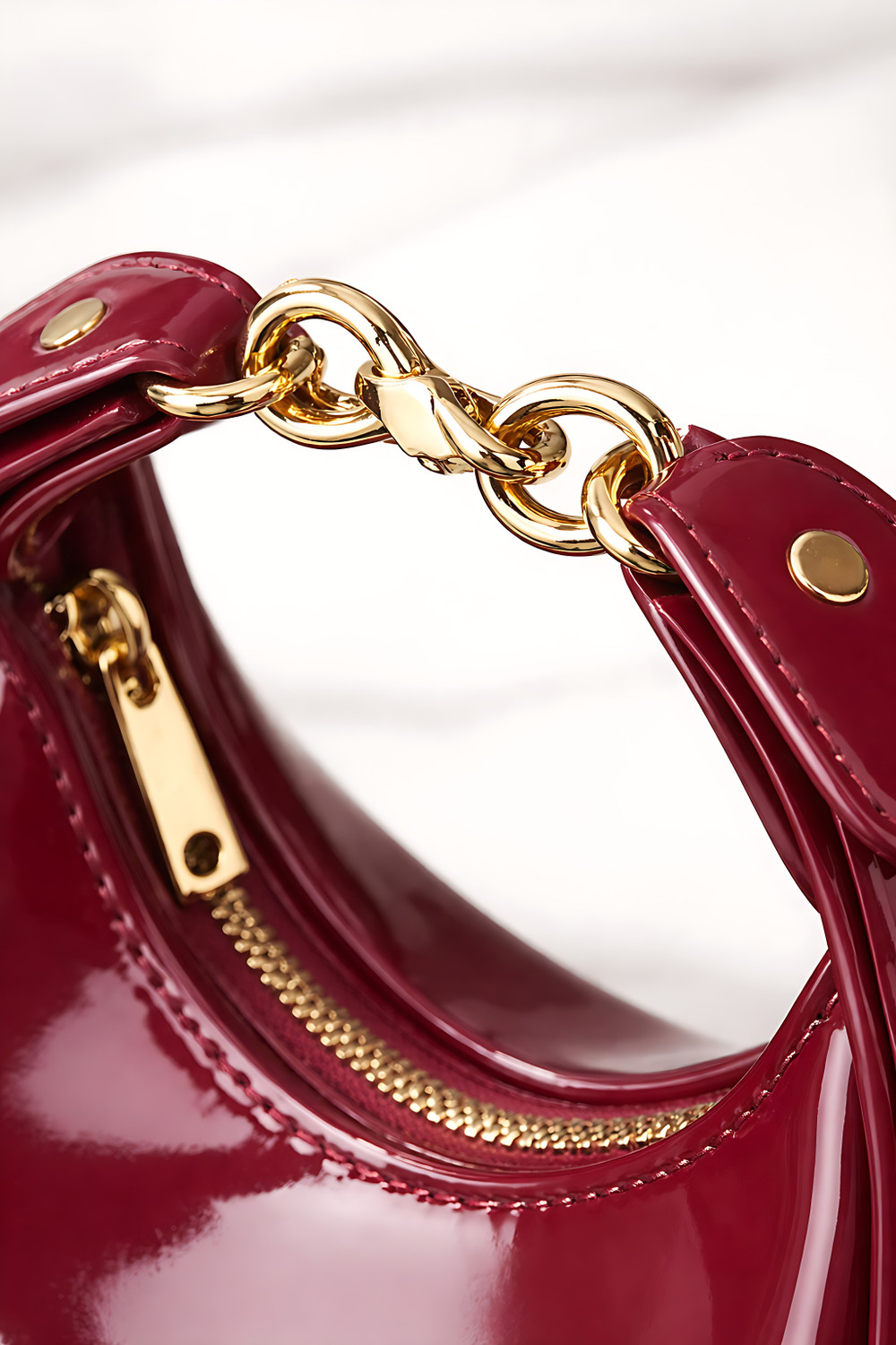 Image of LIZIQI Maroon Sling Bag Trendy Designer korean sling bag for women ladies purse