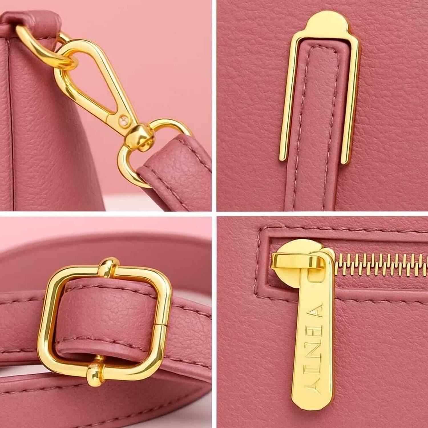 VENITY Pink Sling Bag Luxe Crossbody Shoulder Bag – Premium