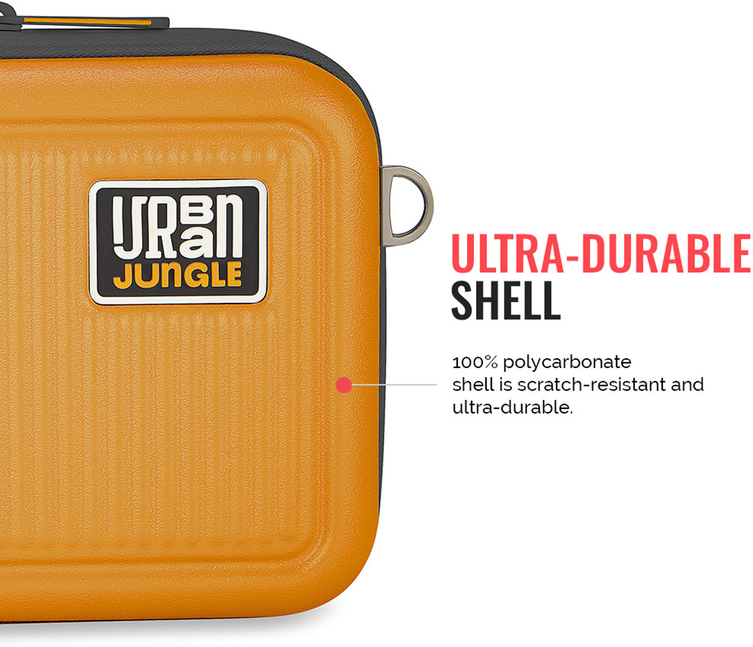 Image of Urban Jungle Yellow Sling Bag Fling Premium Polycarbonate Crossbody Sling Bag (Yellow)