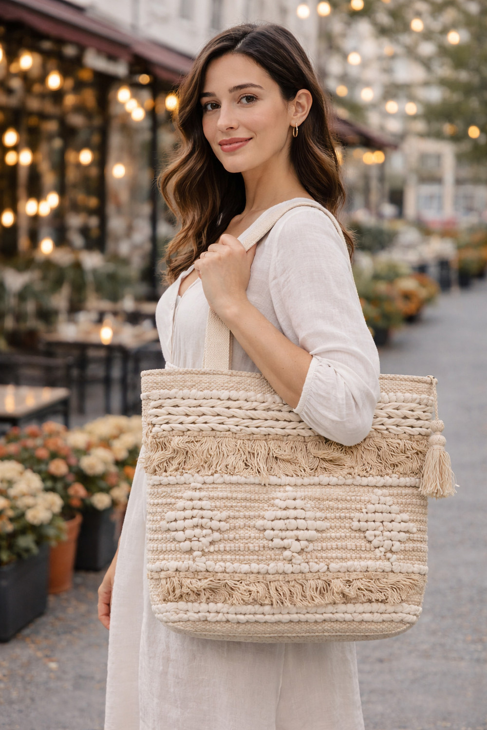 Image of footpedia Beige Shoulder Bag BEBIG007