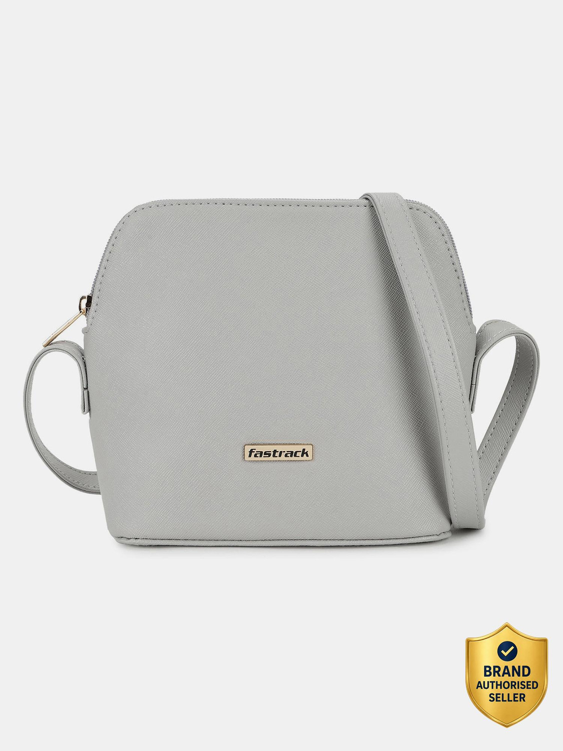 Fastrack Grey Sling Bag Textured