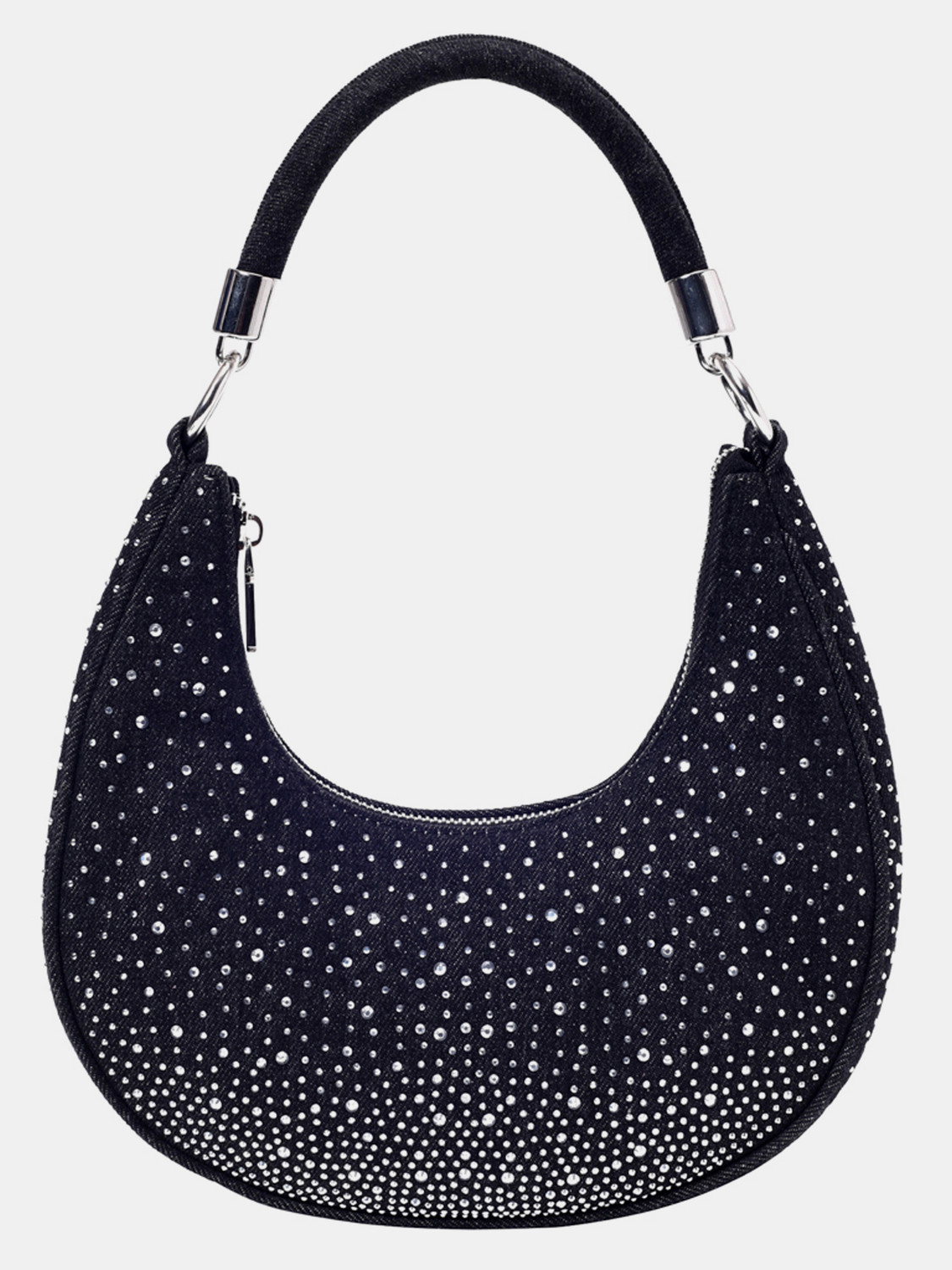 Image of LINO PERROS Black Shoulder Bag Moonchild Shoulder Bag