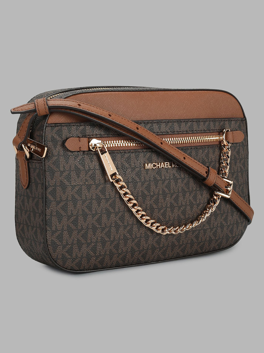 Image of MICHAEL KORS Brown Sling Bag 35S1GTTC9B-200
