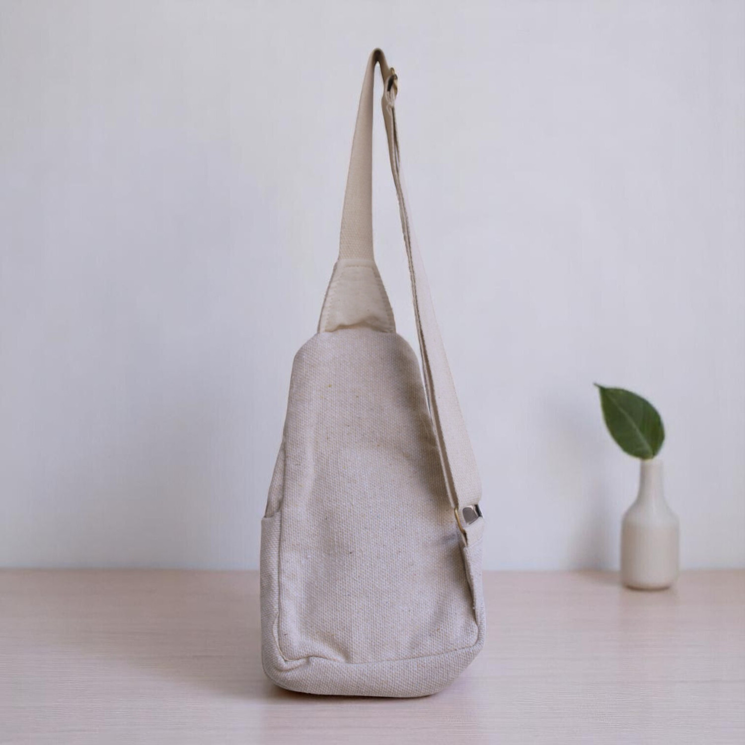 Image of Anesha White Men & Women Sling Bag Super Fashion Chest & Crossbody Sling Bag - Eco-Friendly & Stylish Travel Bag