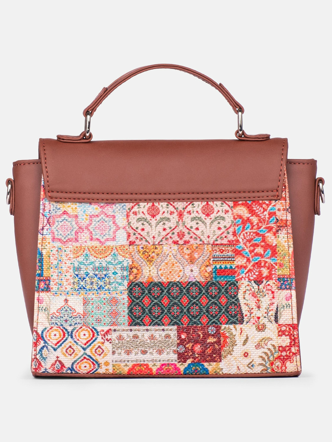 Image of ZOUK Multicolor Sling Bag Kutch Gamthi Statement Sling Bag