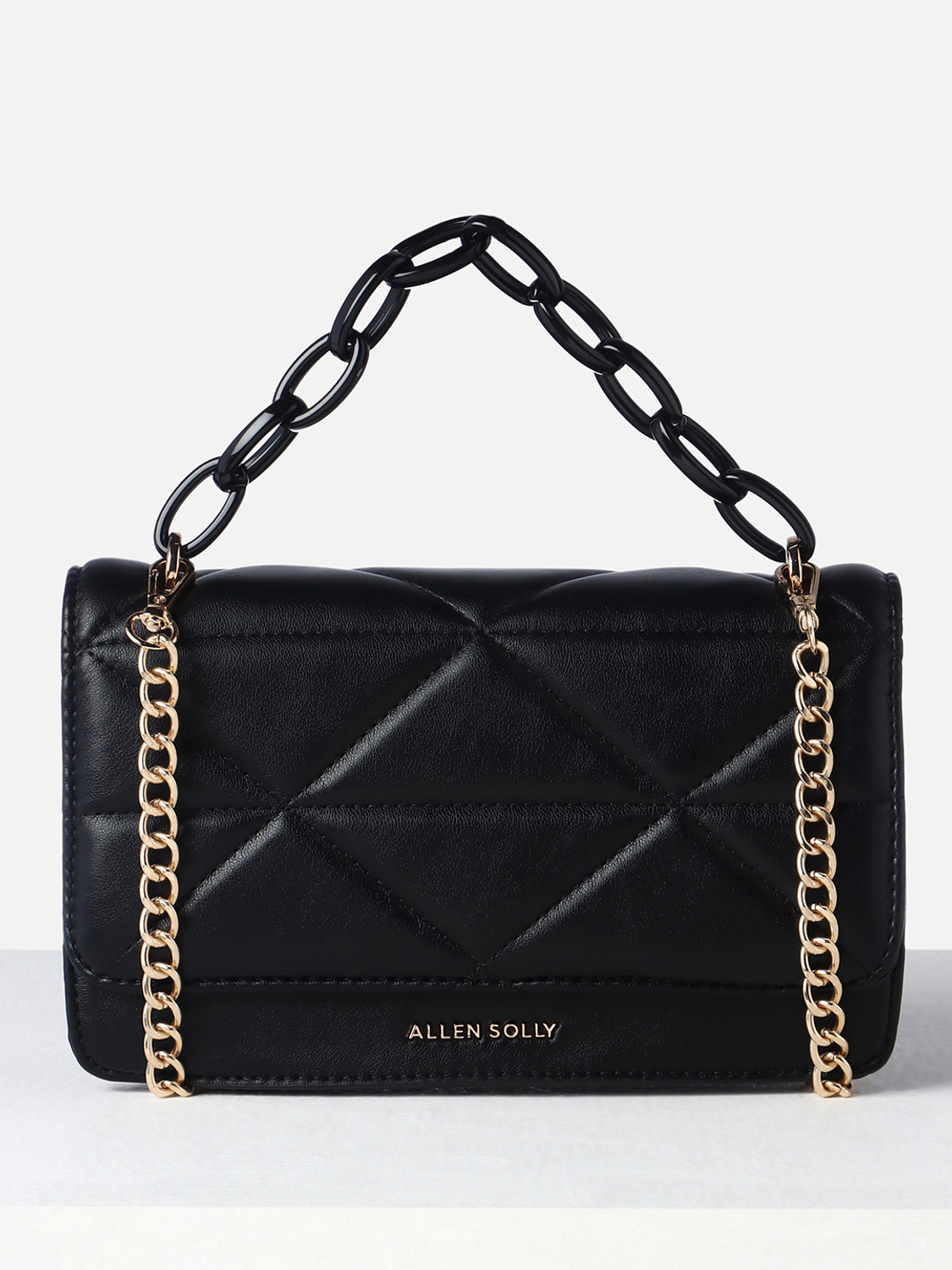 Image of Allen Solly Black Sling Bag AHBGFRGBS01062