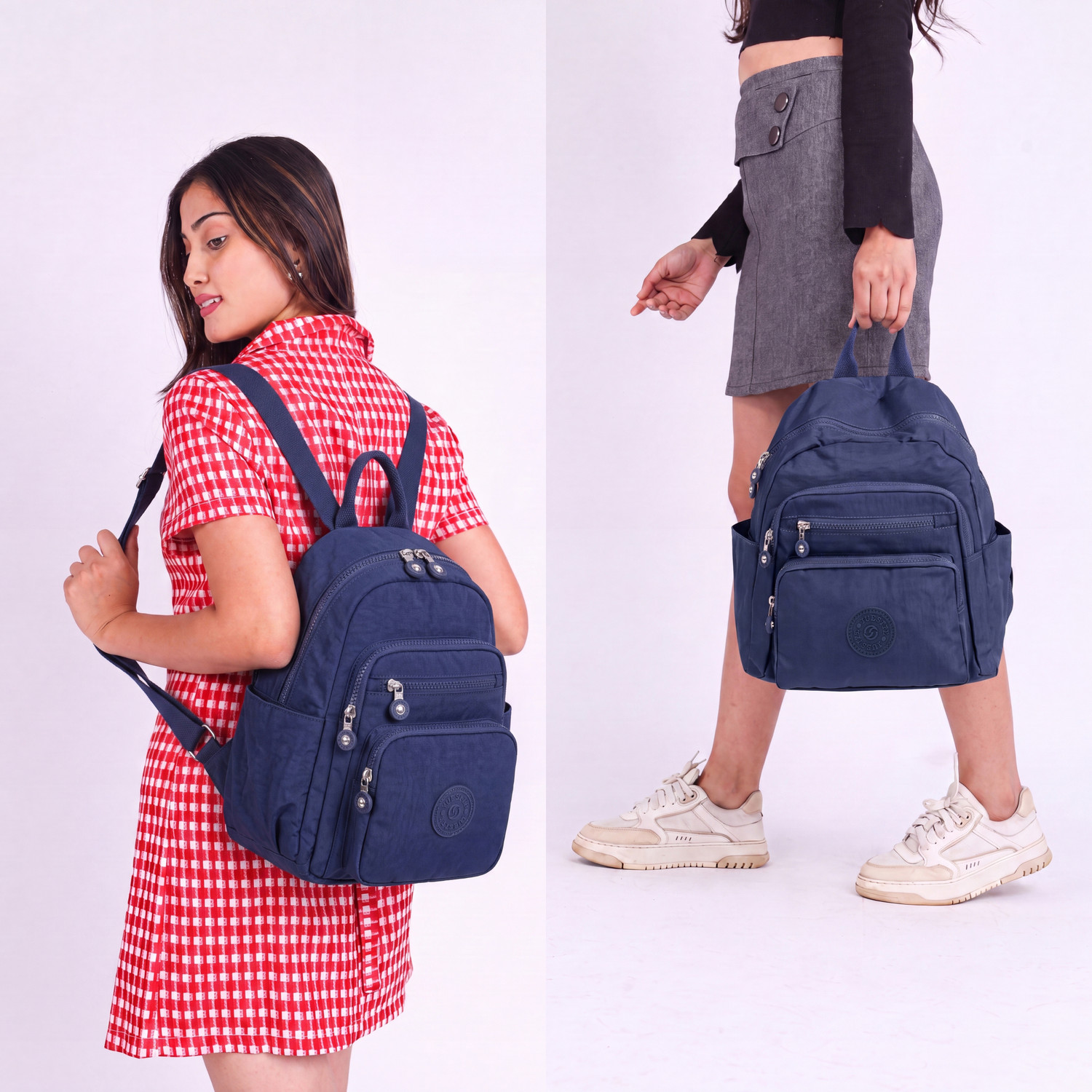 Image of TS WITH TECHSUN Stylish Backpack for Women & Girls Multipocket Daypack for Travel, Office, Work 10.3 L Backpack