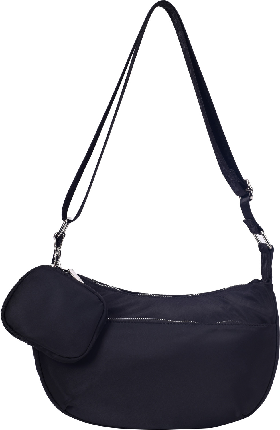 Image of LINO PERROS Black Sling Bag Unisex Olive Cross Body