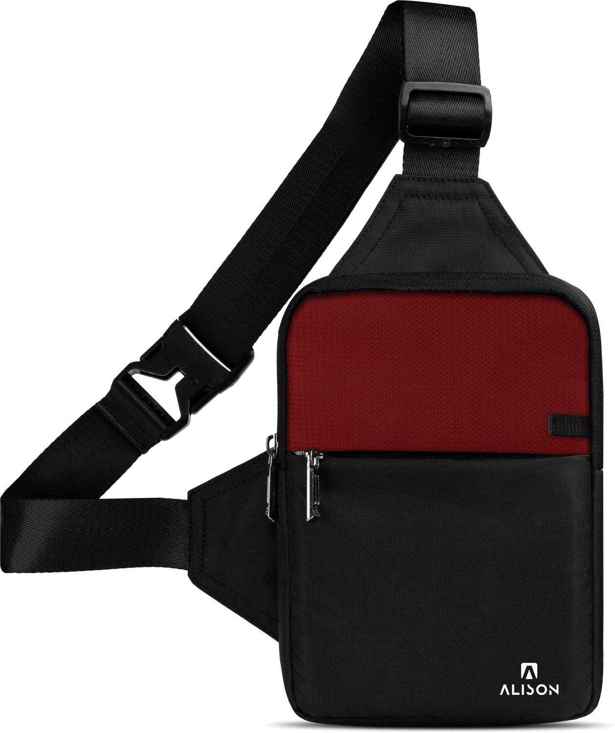 Alison Red Shoulder Bag Side Bag - Travel Bag - Office Business Bag - Cross Body Bag - Messenger Bag