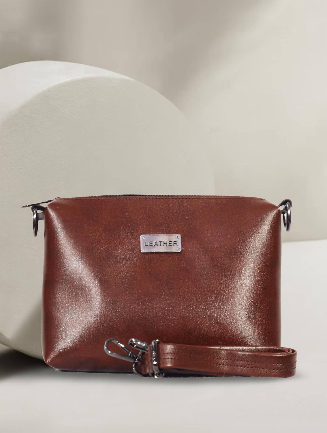 Belta Brown Sling Bag SLING BAGS