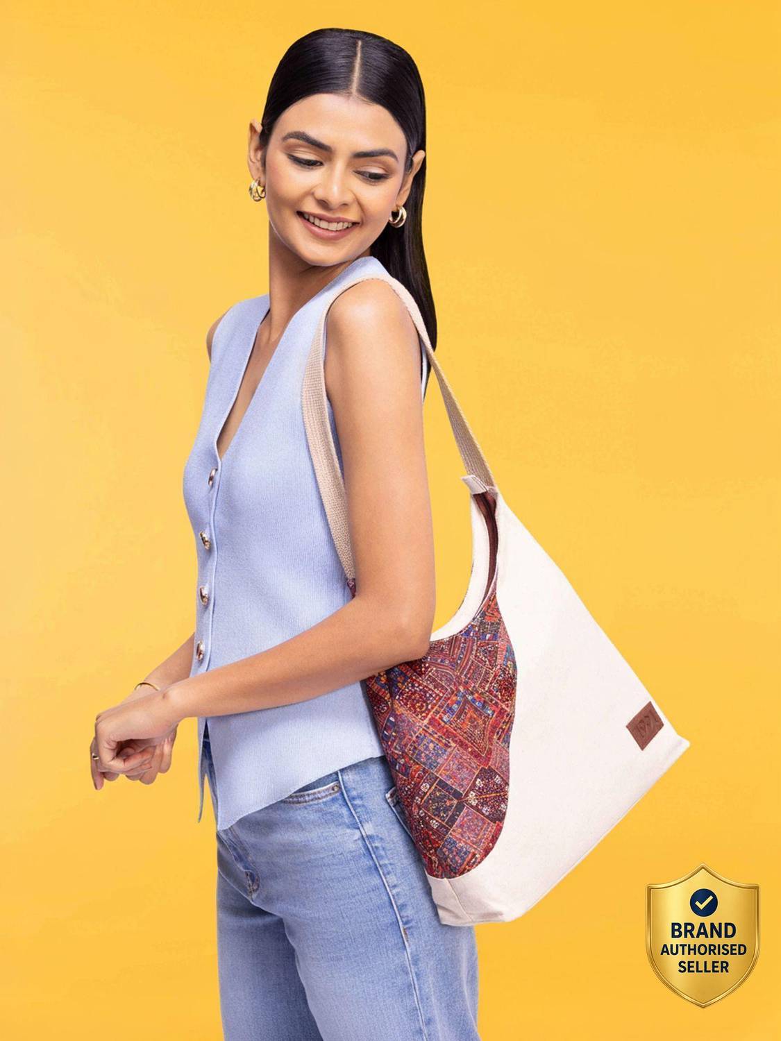 ZOUK Multicolor Tote 1991 Bhuj Rabari