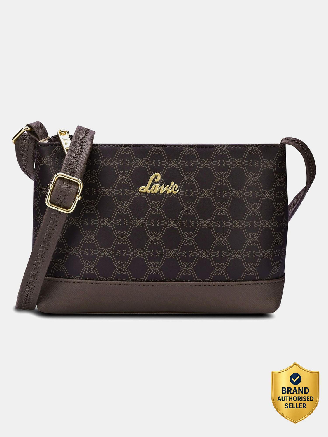 Image of LAVIE Brown Sling Bag Mono Emberlyn Slingbag
