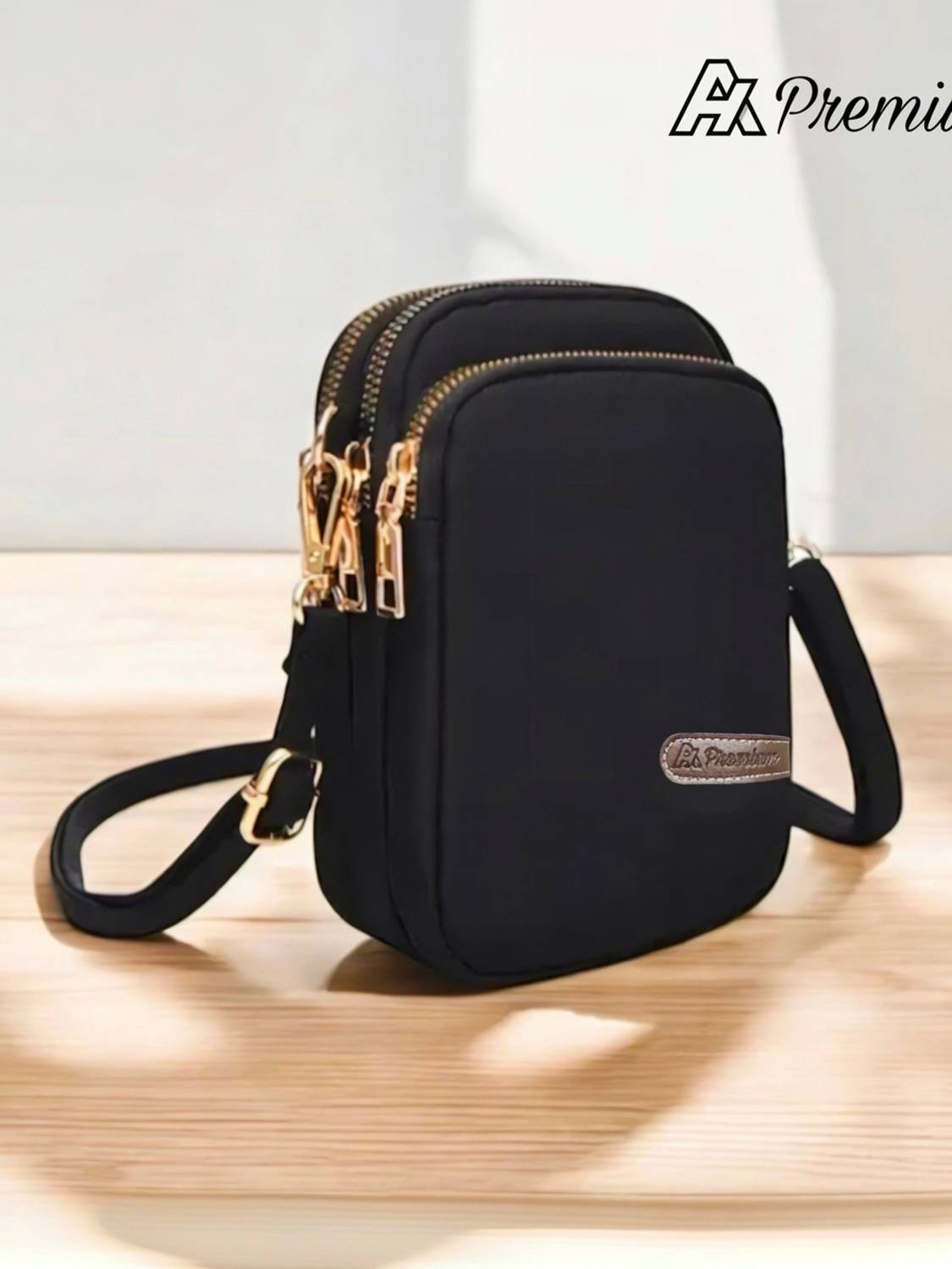 AhPremium Black Sling Bag Slings