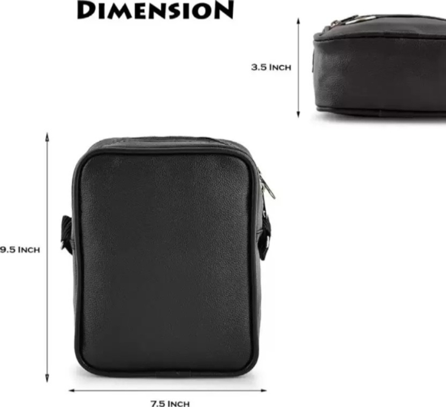 Image of Sharewell Black Sling Bag Men sling bag,hand bag for boys,tablet bag, new stylish bag for men