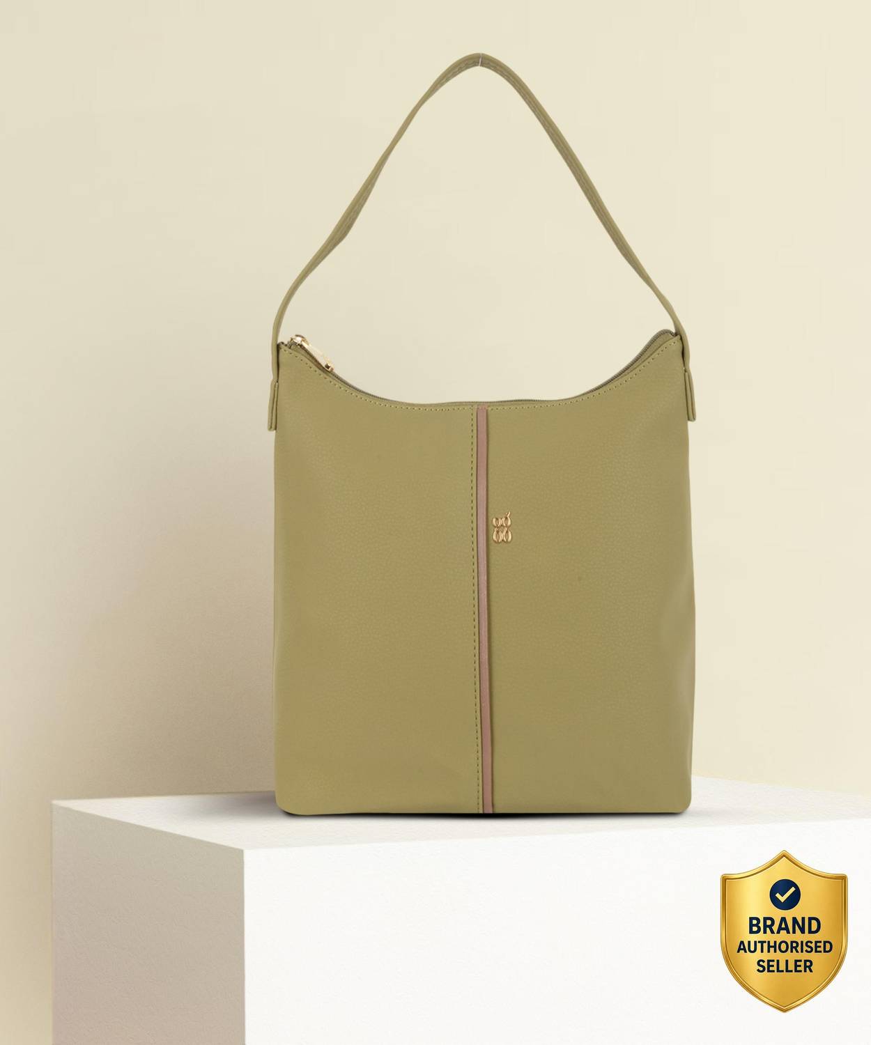 Baggit Green Hobo Medium Hand-held Bag Lxe Naver 3T5 S Duster Bay Leaf