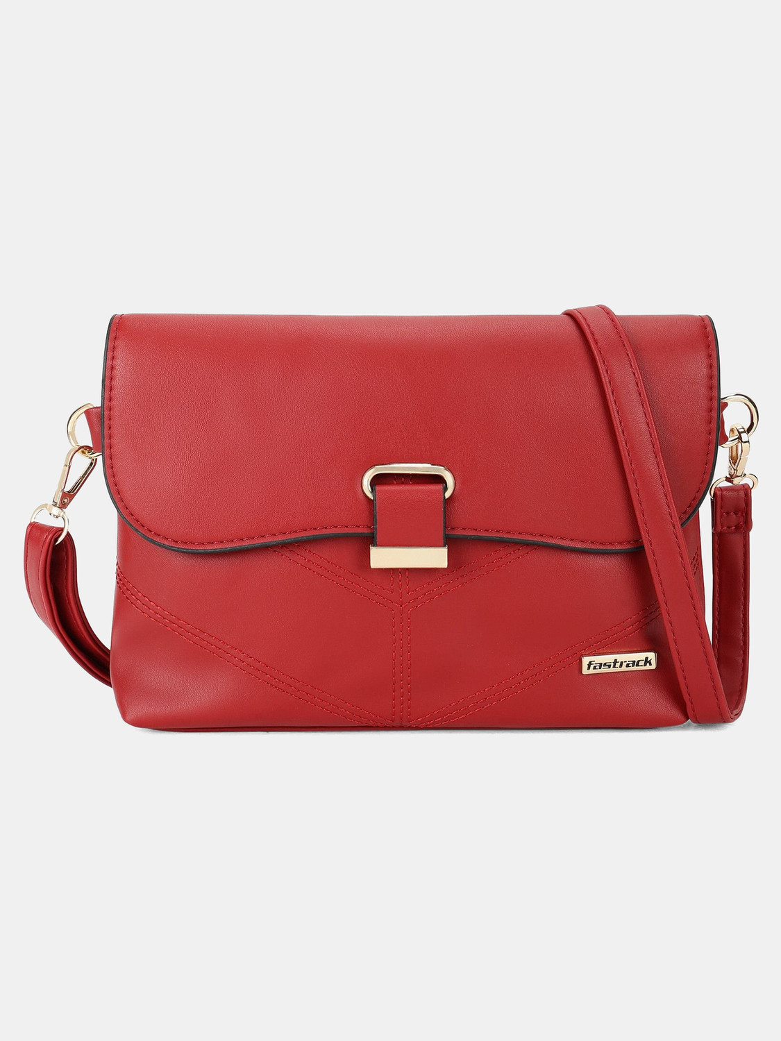 Image of Fastrack Red Sling Bag Solid