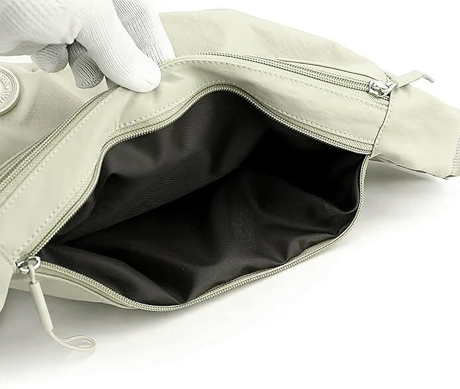 Image of WILDHORN White Sling Bag Nylon Lightweight Crossbody Shoulder Sling Bag for Women