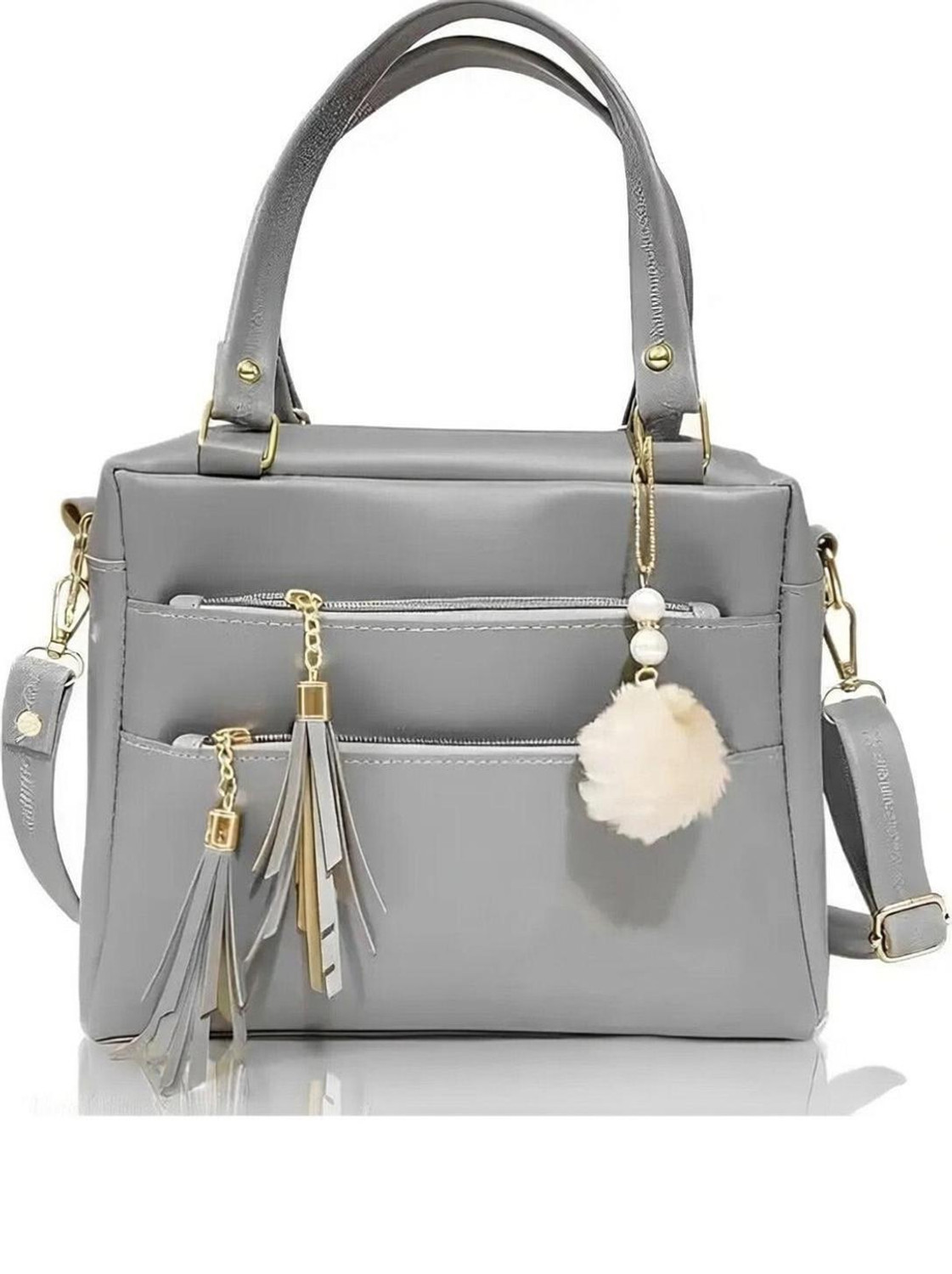 Image of Cleto Grey Messenger Bag ALR2 GY
