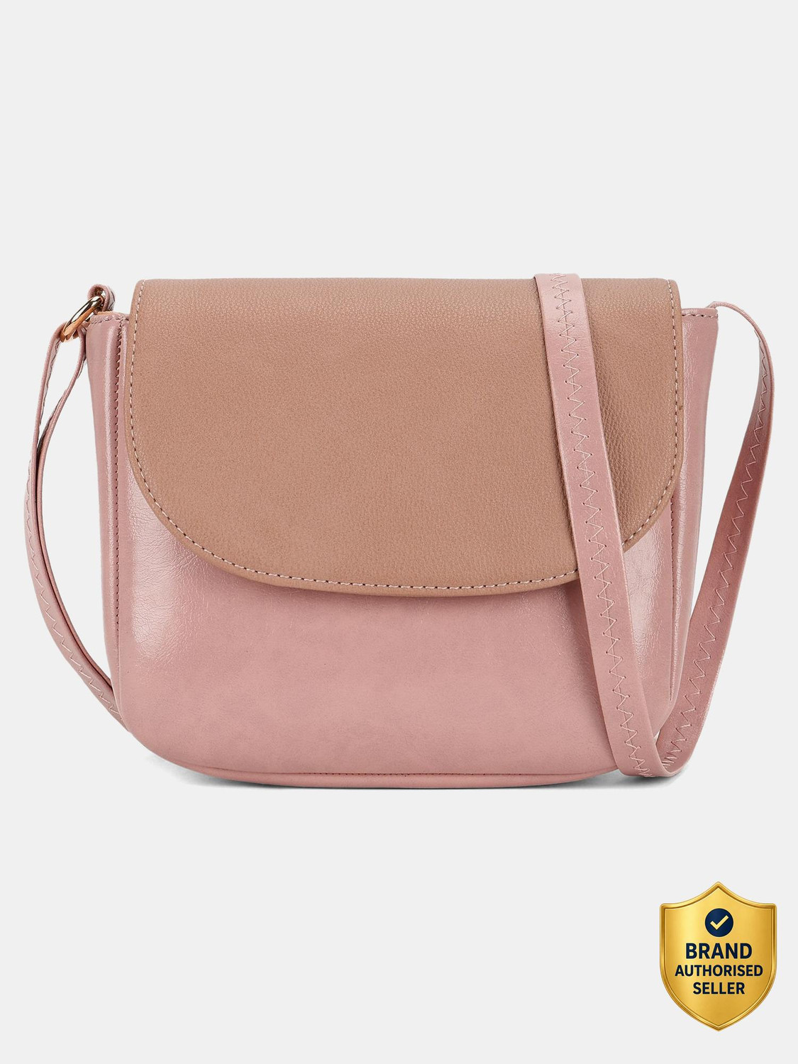 Image of Fastrack Pink Sling Bag Color Blocked