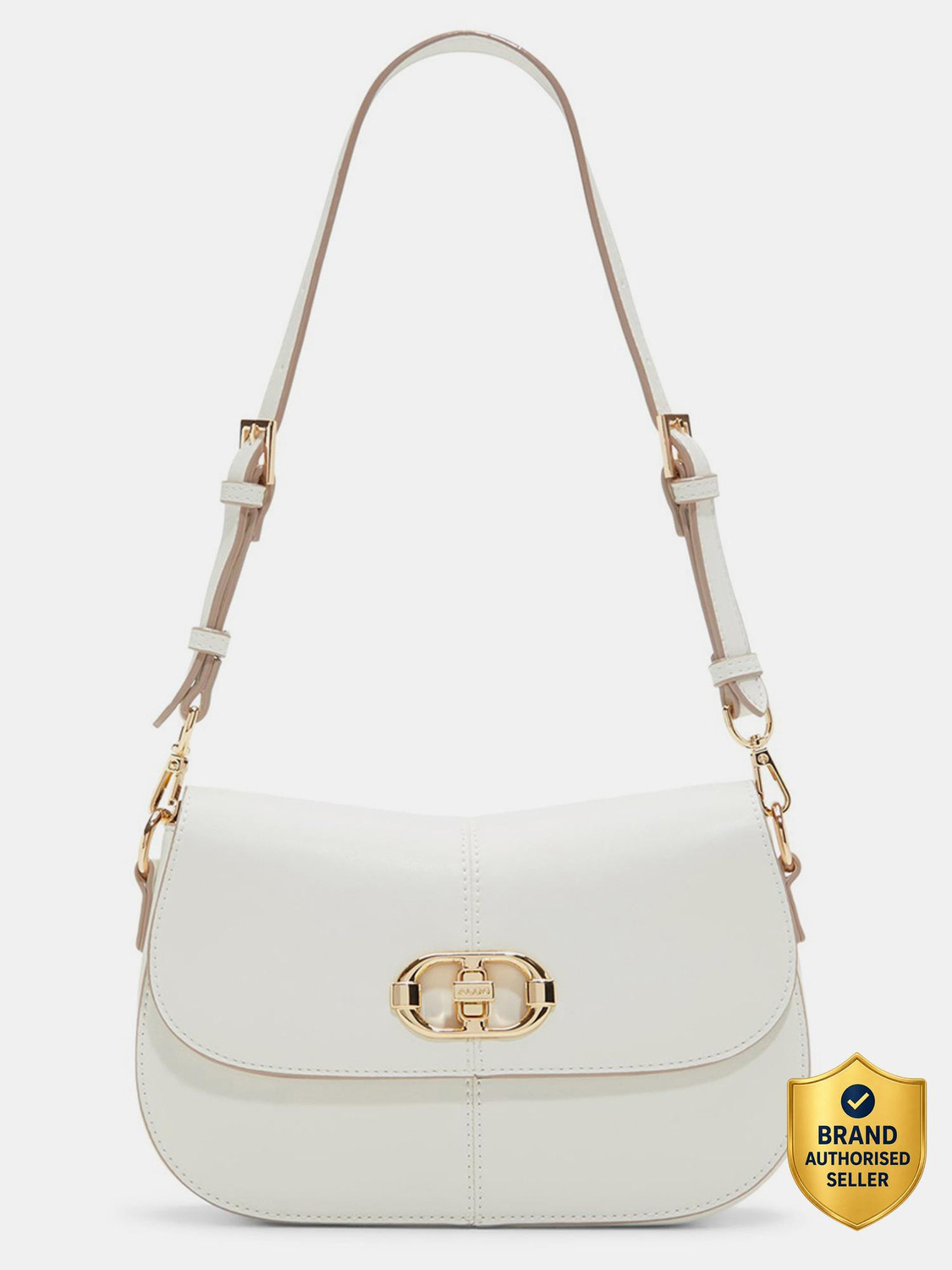 Image of ALDO White Shoulder Bag RUYANA