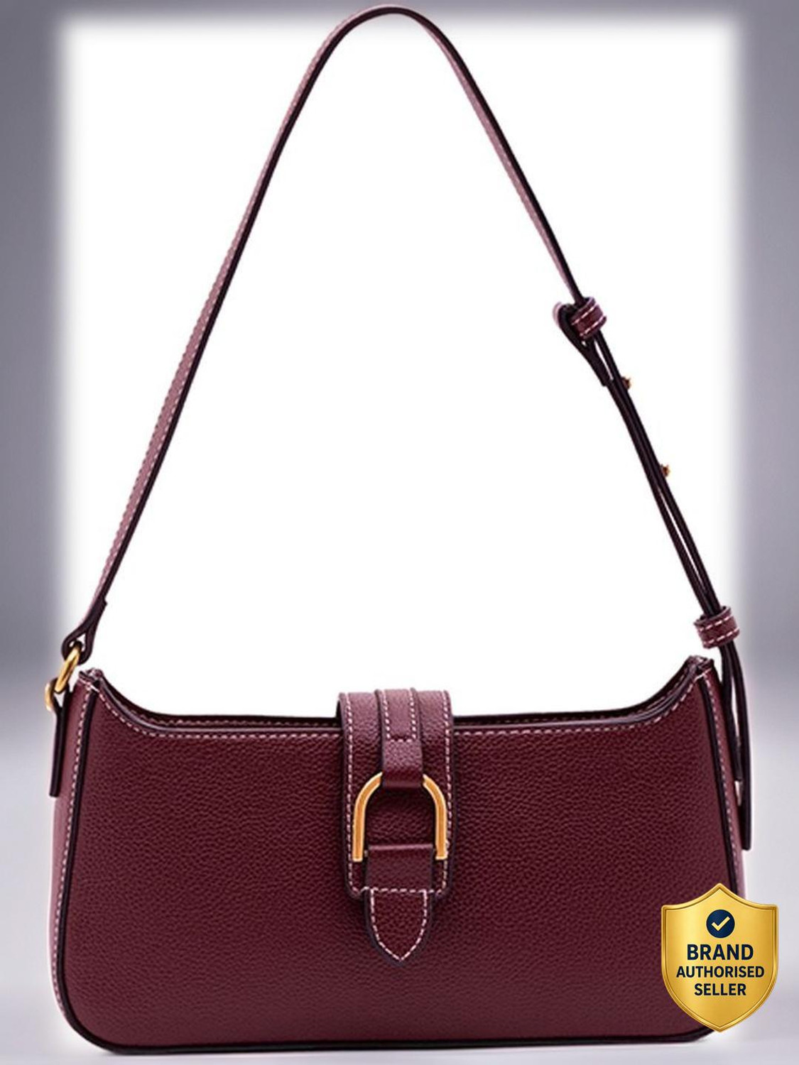 Image of Miraggio Maroon Shoulder Bag Maddie Shoulder Bag