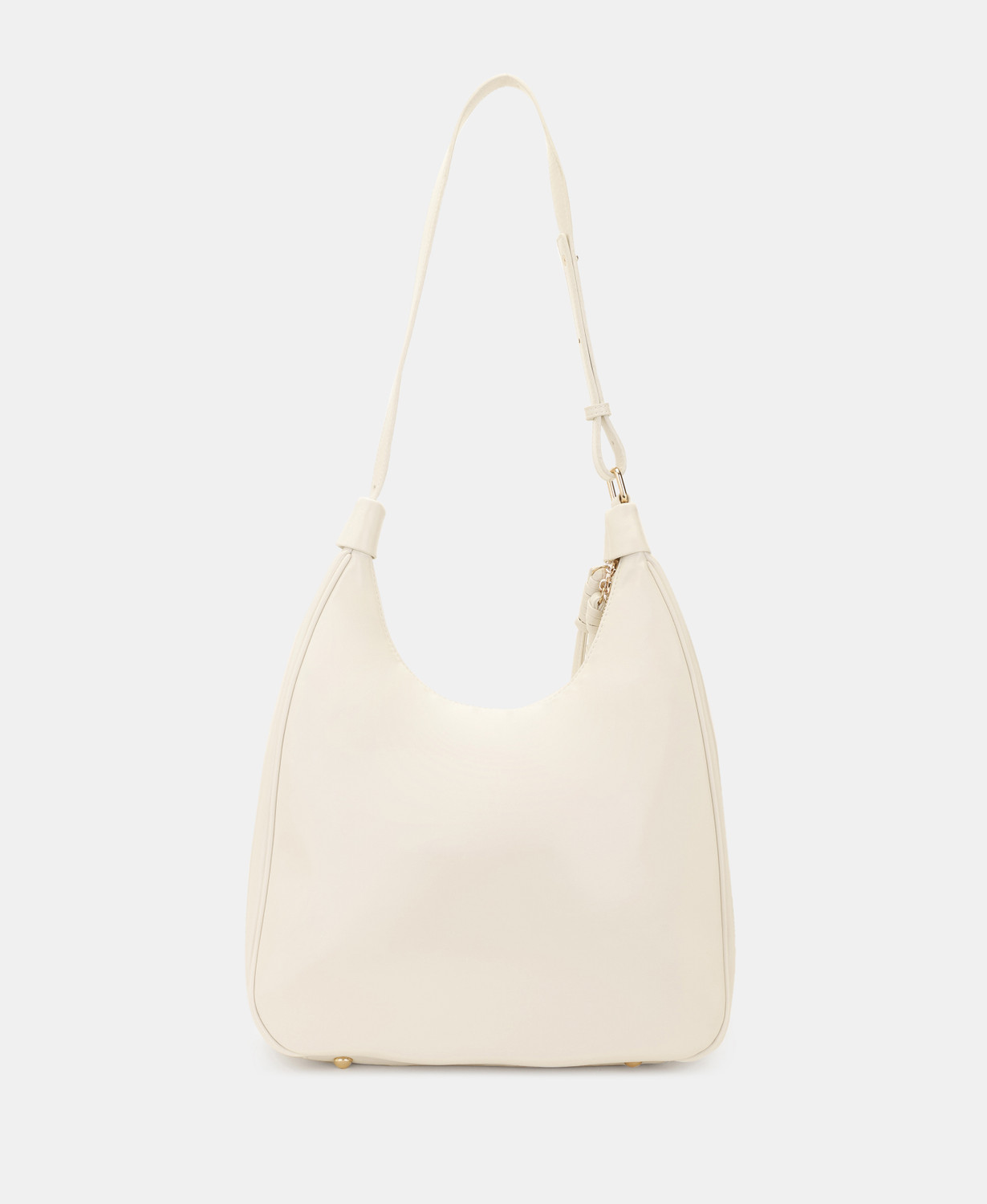 Image of U.S. POLO ASSN. White Women Hobo Autumn Solid White Handbag