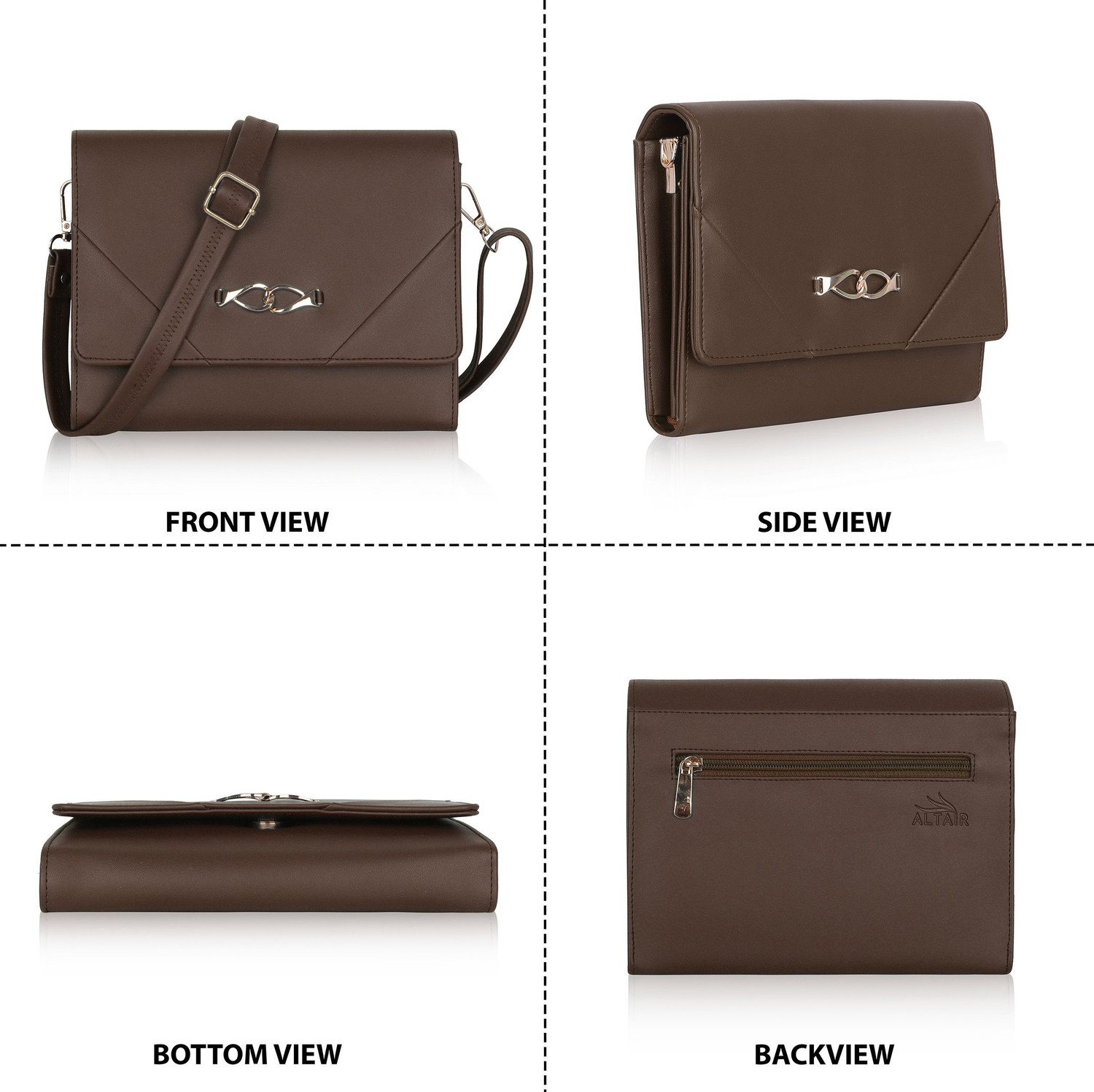 Image of Altair Brown Sling Bag Stylish Sling Bag for Women Girls Ladies Side Bag Crossbody Women Sling Bag