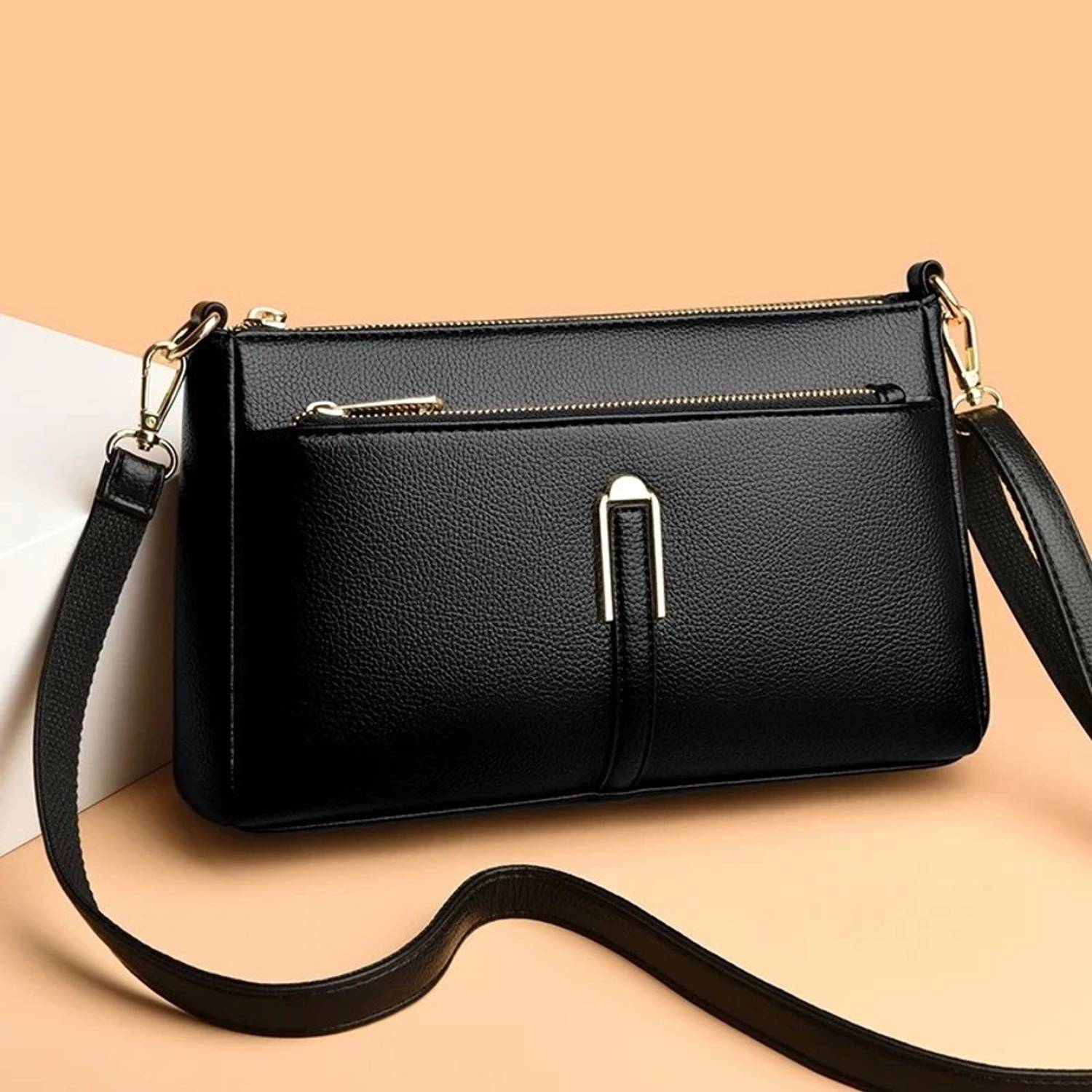 BURRAQUE Black Sling Bag Sling bags for women | Sling bags for girls | Women hand bags