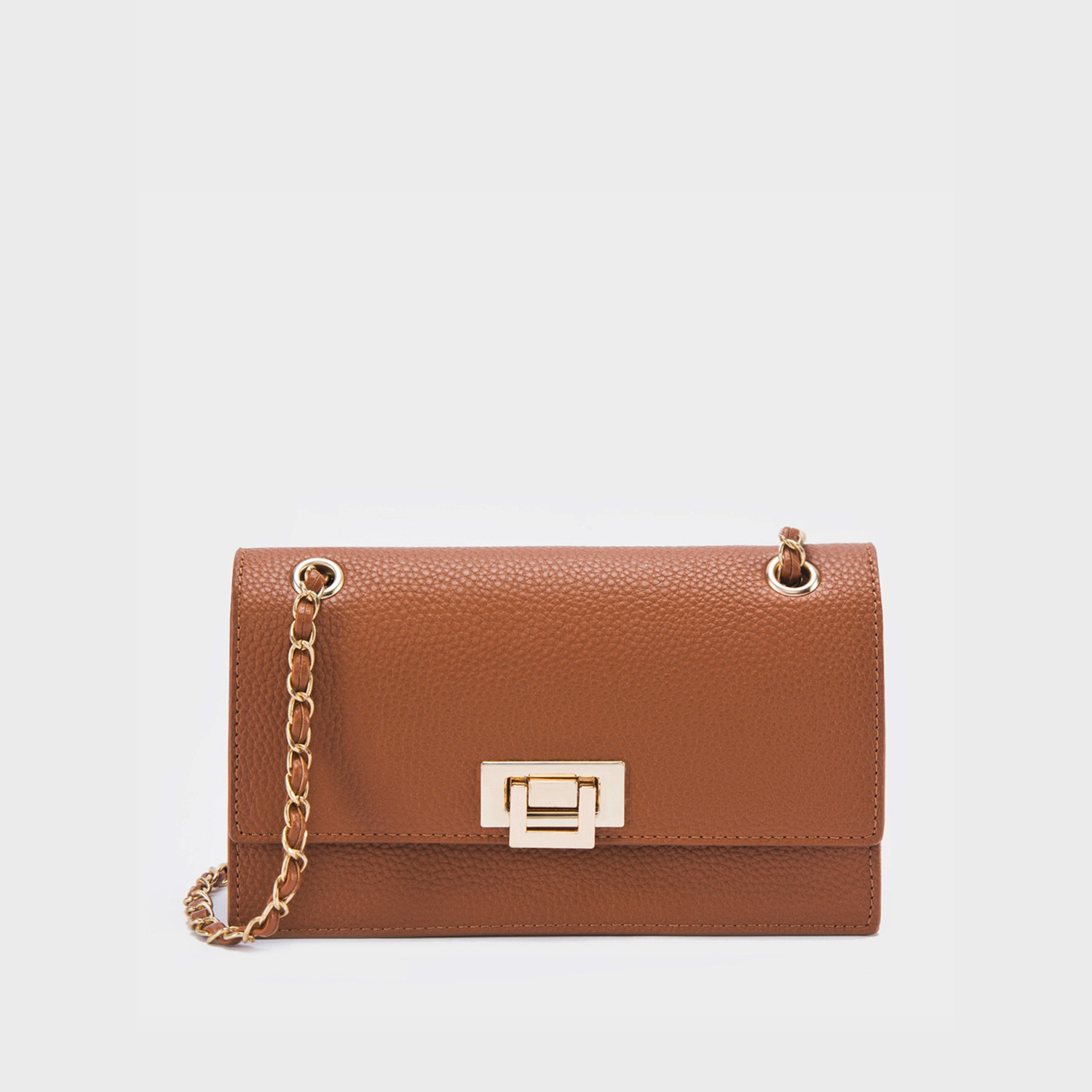 Image of LINO PERROS Tan Women Sling Bag Gift Box (Pack of 2)
