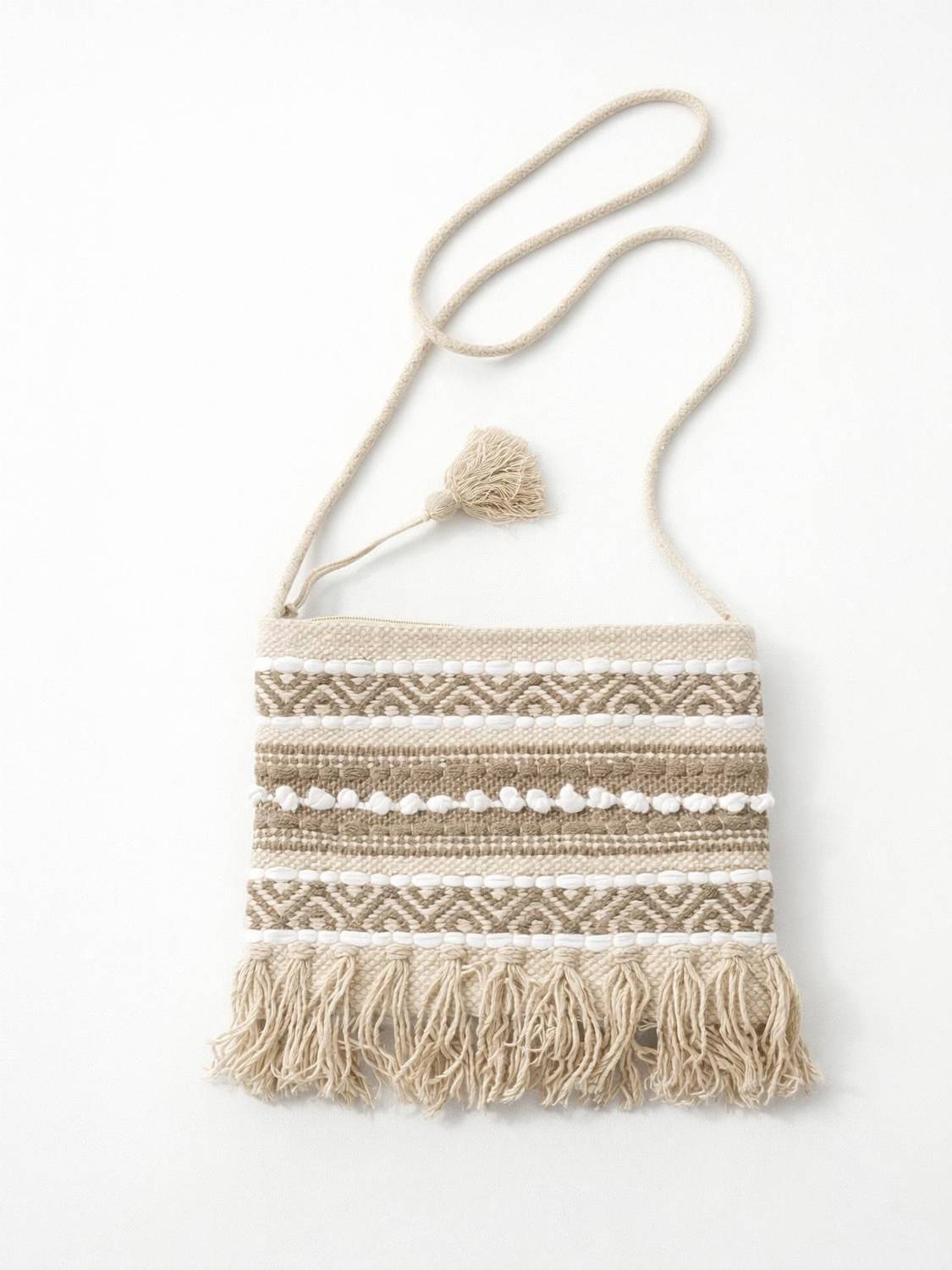 AJ COL Beige, Brown Sling Bag WOMEN-SLING-BAG