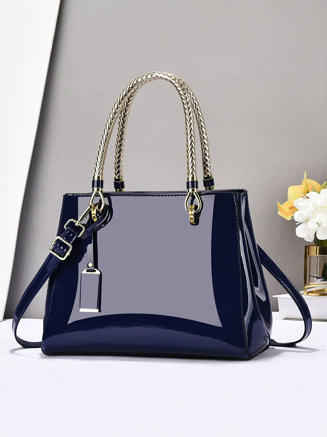 Image of Stylecast Women Blue Hand-held Bag