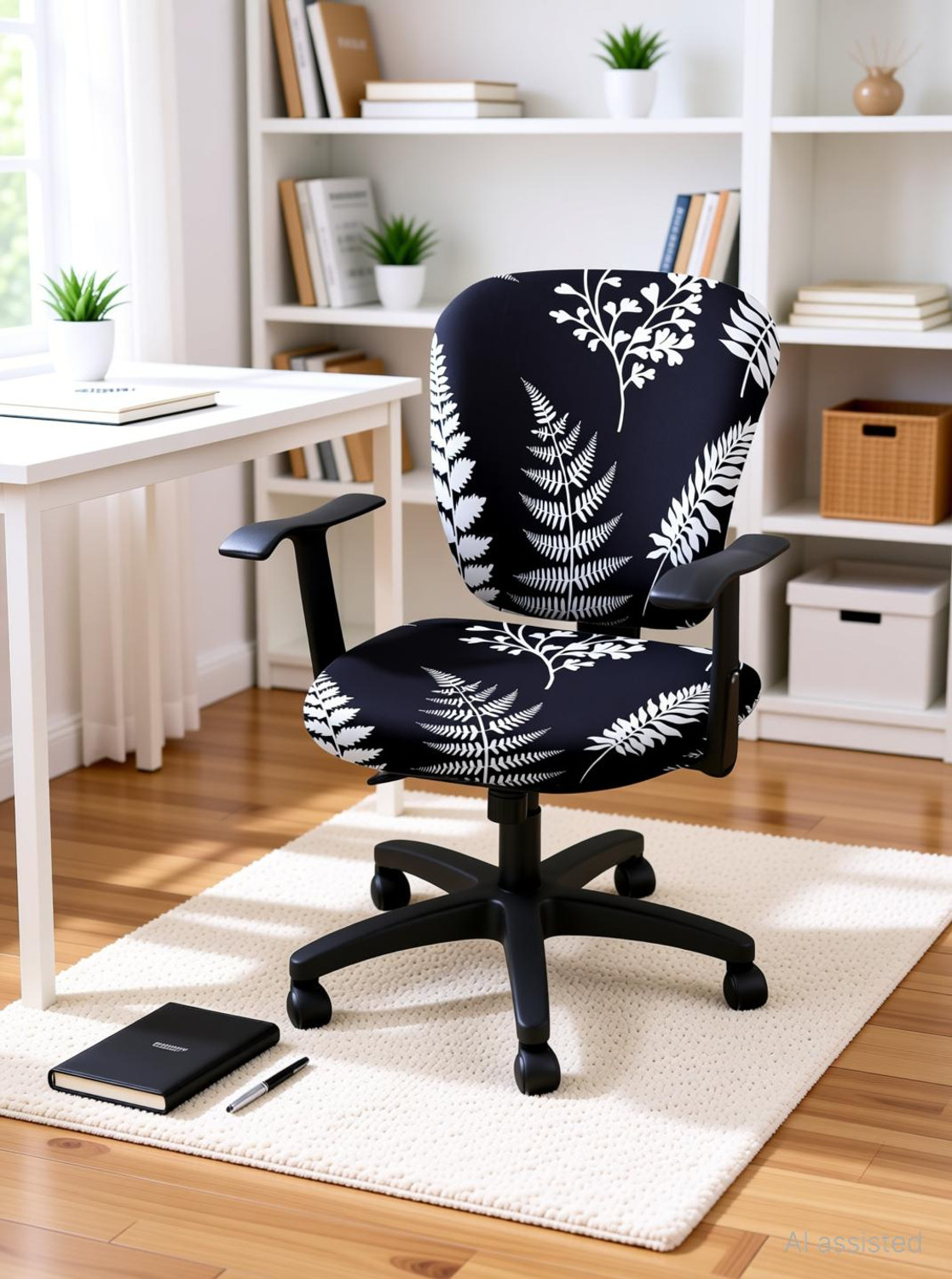 Image of Flipkart SmartBuy Polyester 1 Seater Chair Floral Cover