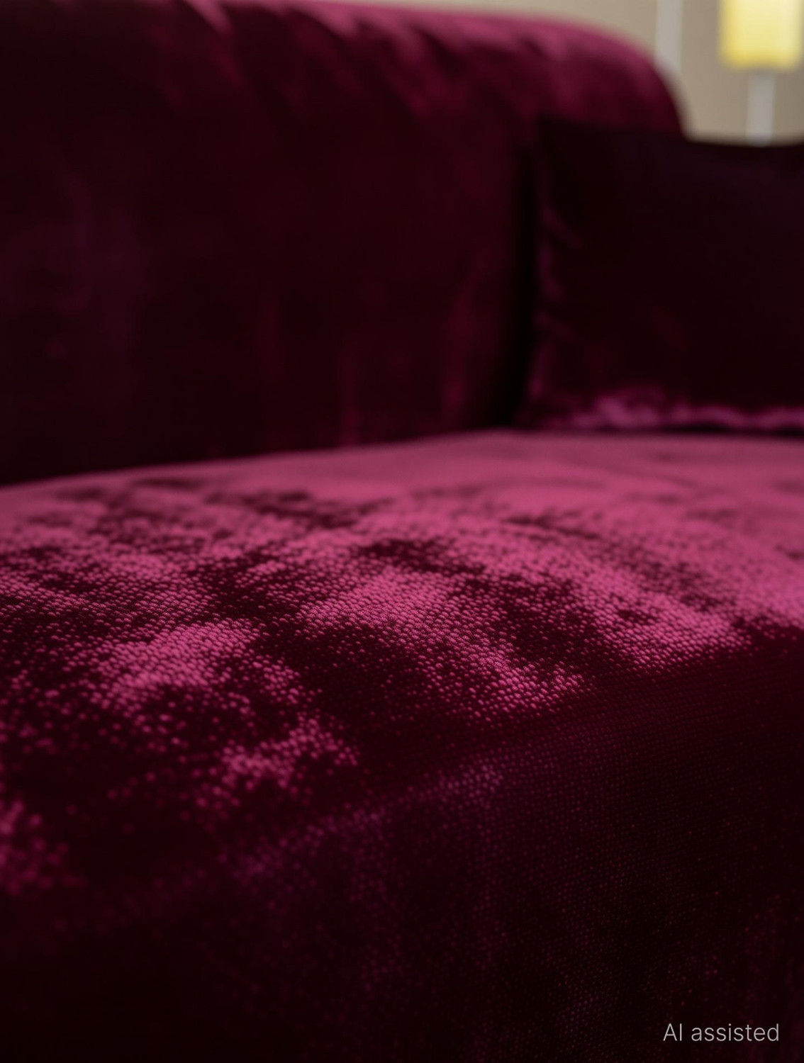 Image of SK Fashion Velvet 3+1+1 Seater Sofa Plain Cover