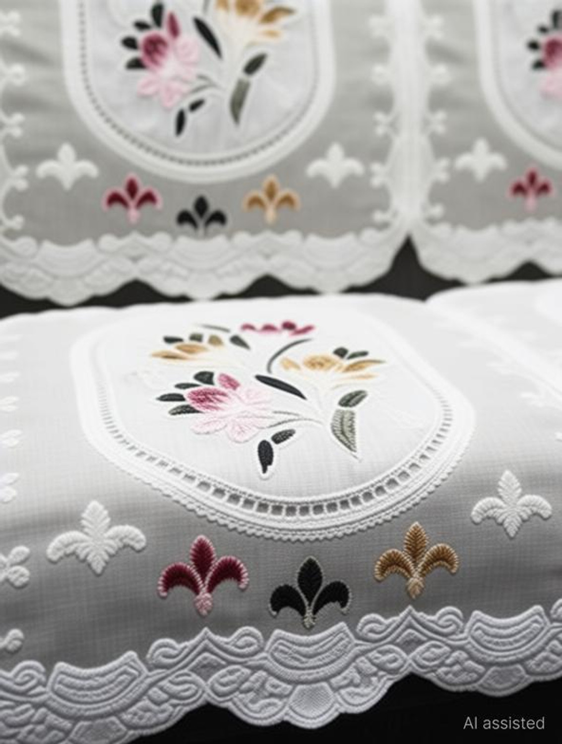 Image of onterio fabs Cotton 3+1+1 Seater Sofa Floral Cover