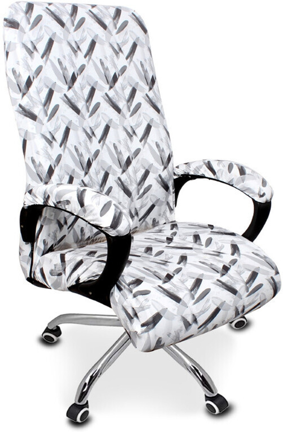 Image of Stylista Polyester 1 Seater Chair Abstract Cover