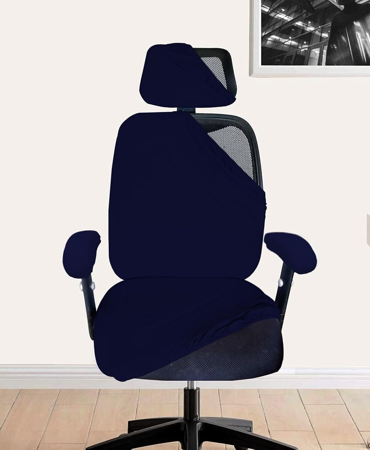 Image of Eleganta Polyester 1 Seater Chair Plain Cover