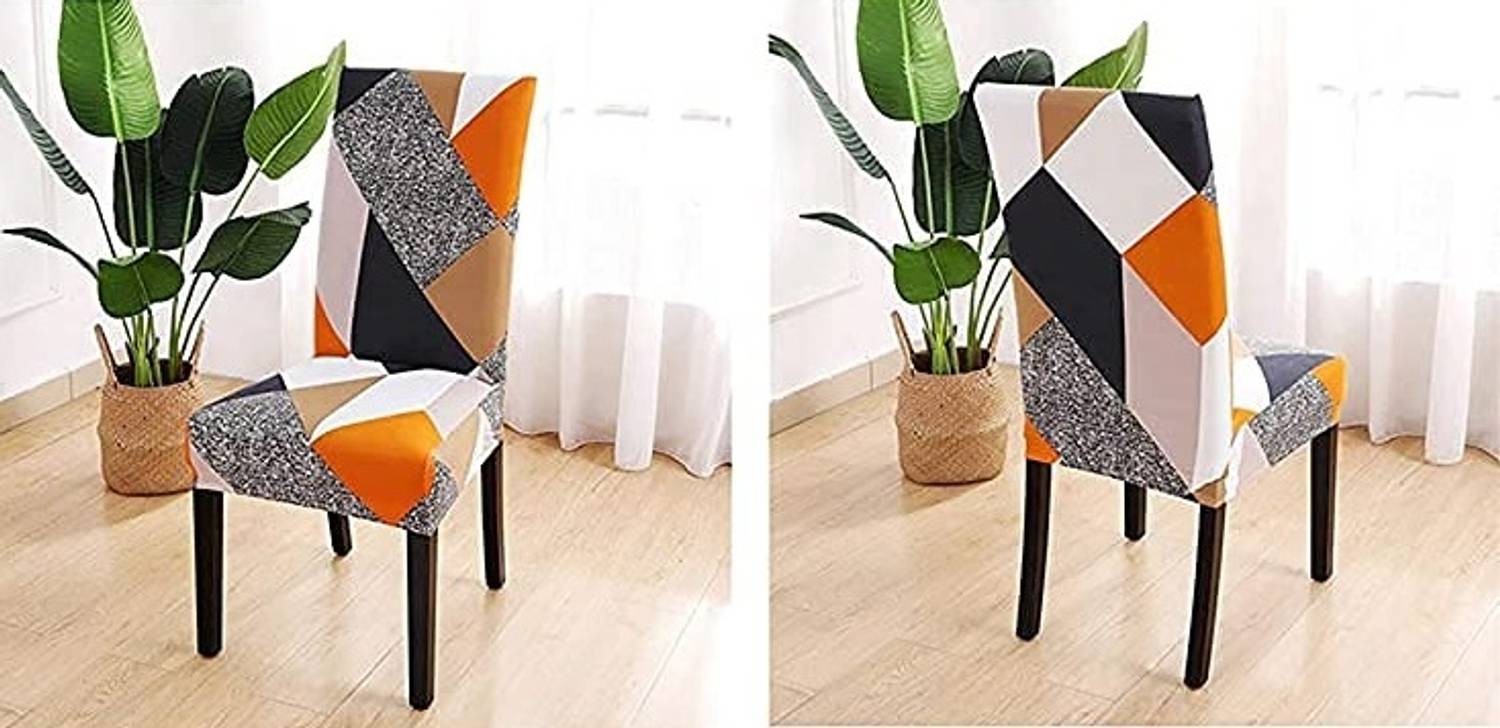 Alkaylaa Polyester 1 Seater Chair Abstract Cover