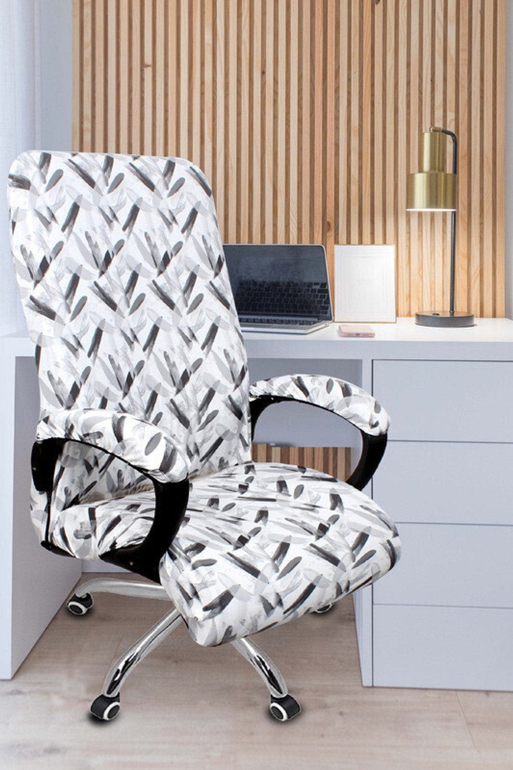 Image of Stylista Polyester 1 Seater Chair Abstract Cover