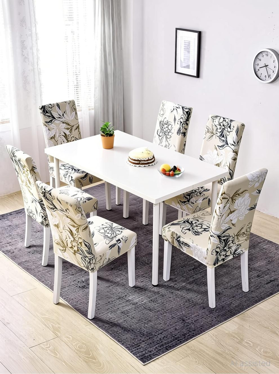 Image of DFH Polyester 1 Seater Chair Floral Cover