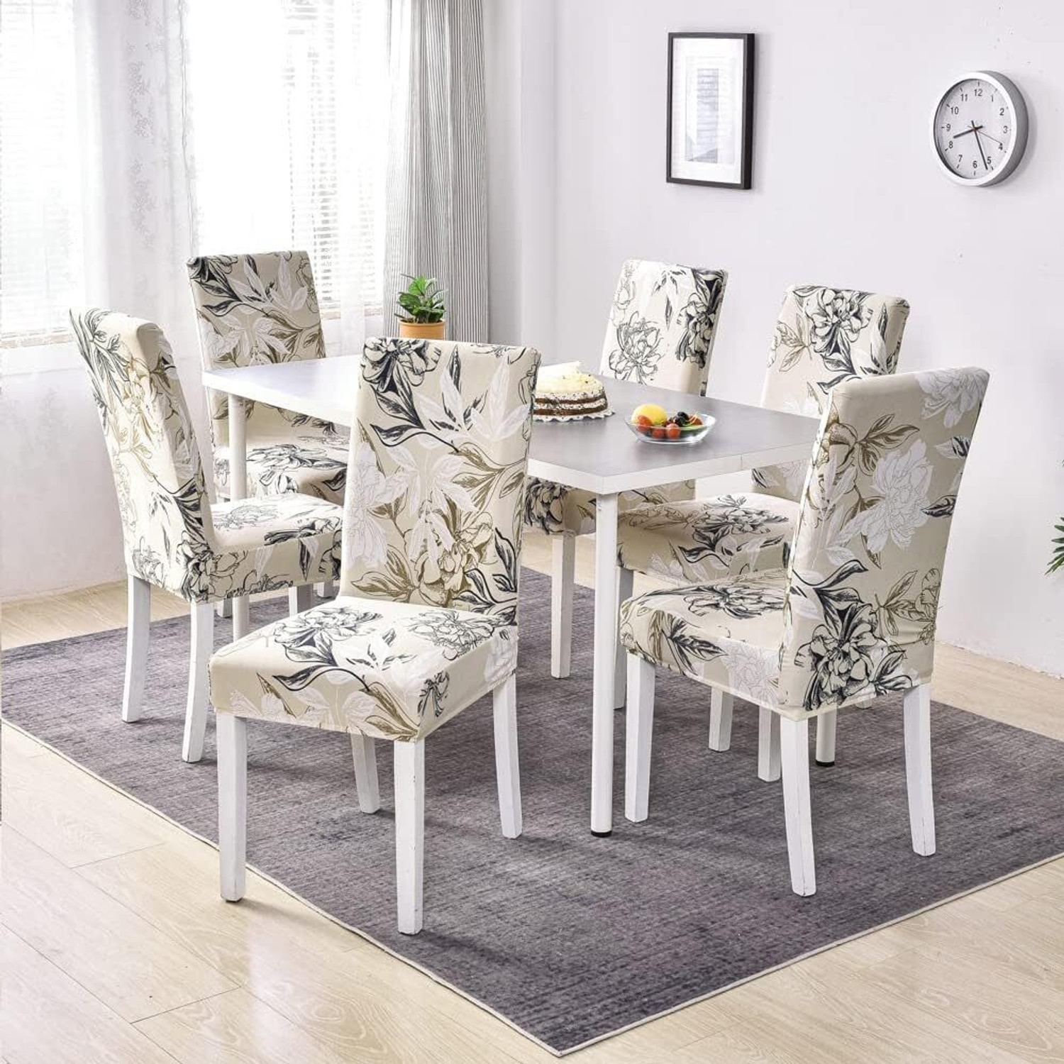 Image of DFH Polyester 1 Seater Chair Floral Cover