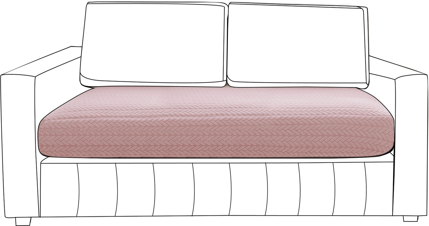 Image of HOKiPO Jacquard 2 Seater Sofa Geometric Cover