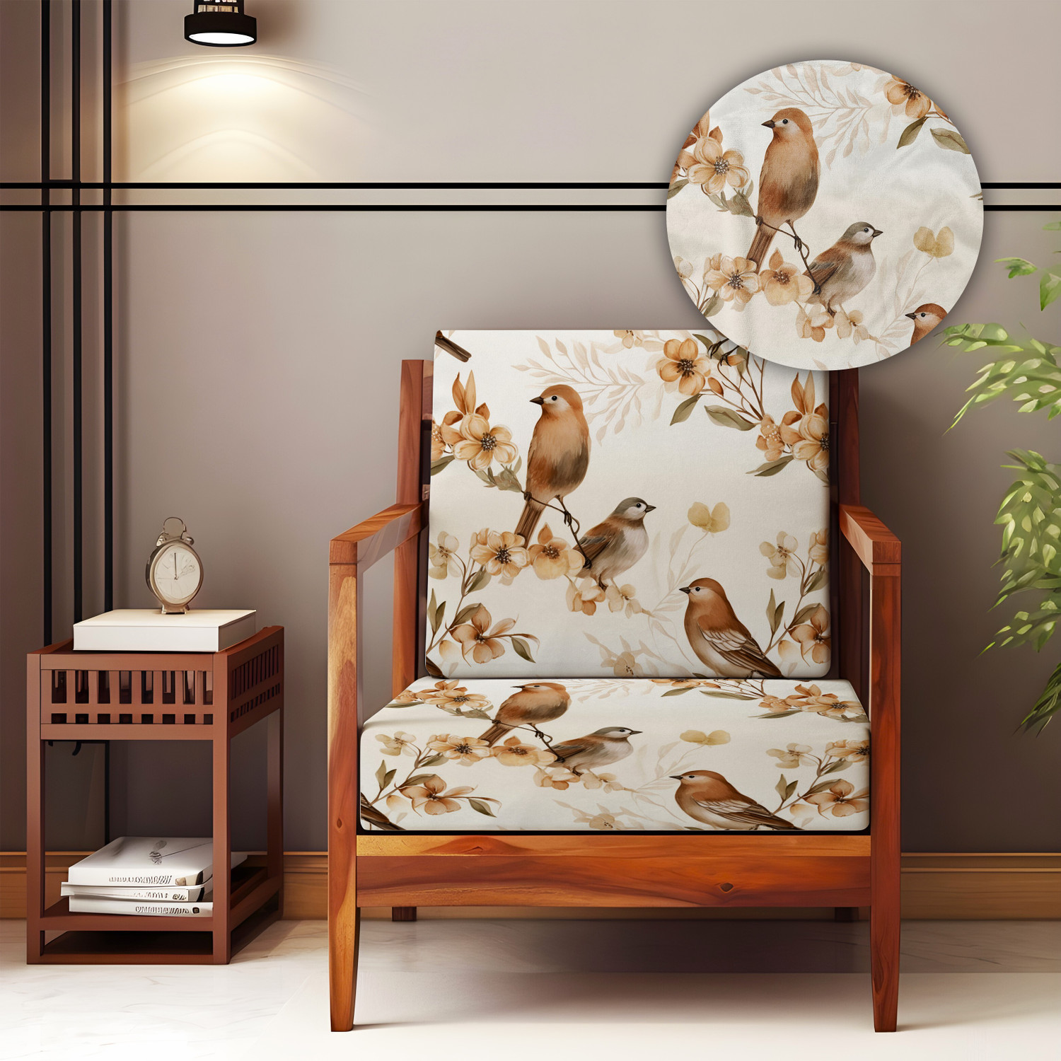 Image of DECORIAN Velvet 2 Seater Sofa Animal Cover