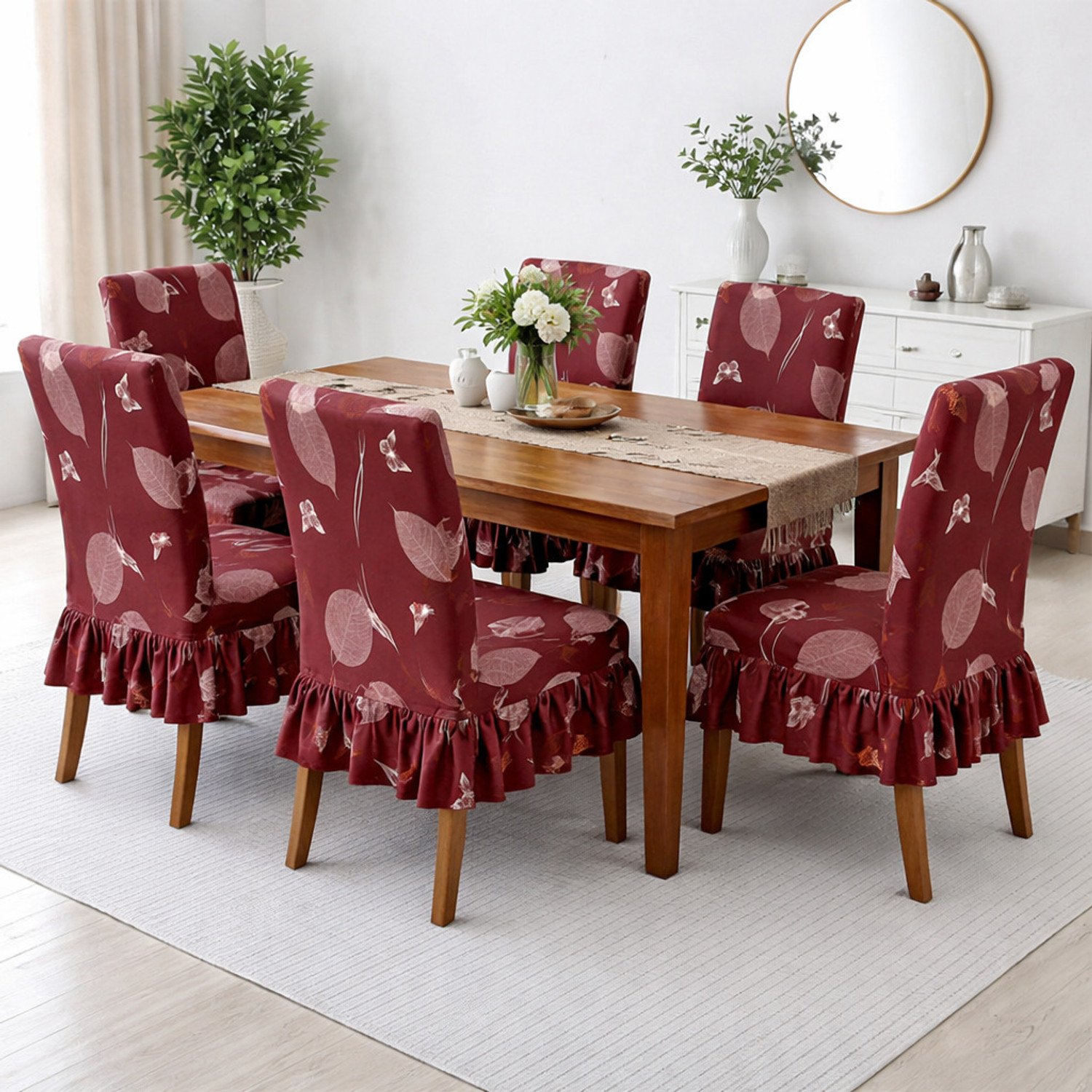 Image of Hemmazo decor Polycotton 6 Seater Chair Printed Cover