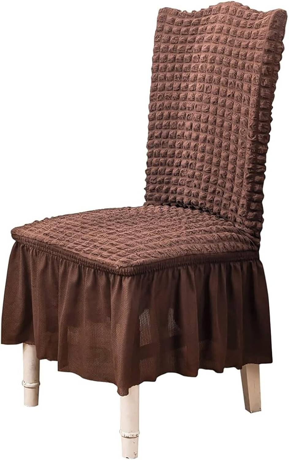 Abshant Jacquard 1 Seater Chair Plain Cover