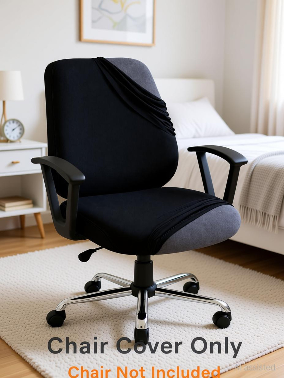 Image of LAZI Polycotton 1 Seater Chair Plain Cover