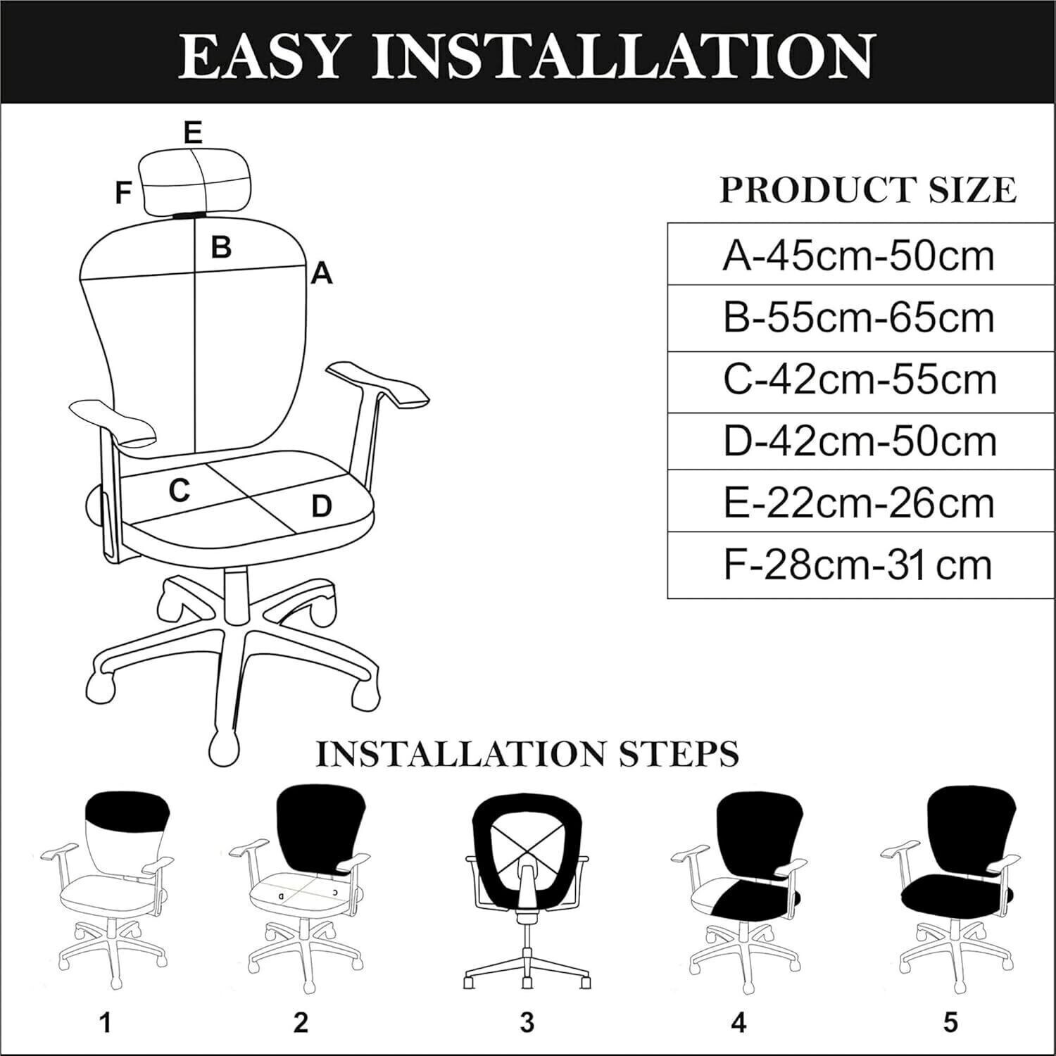 Image of Eleganta Polyester 1 Seater Chair Plain Cover