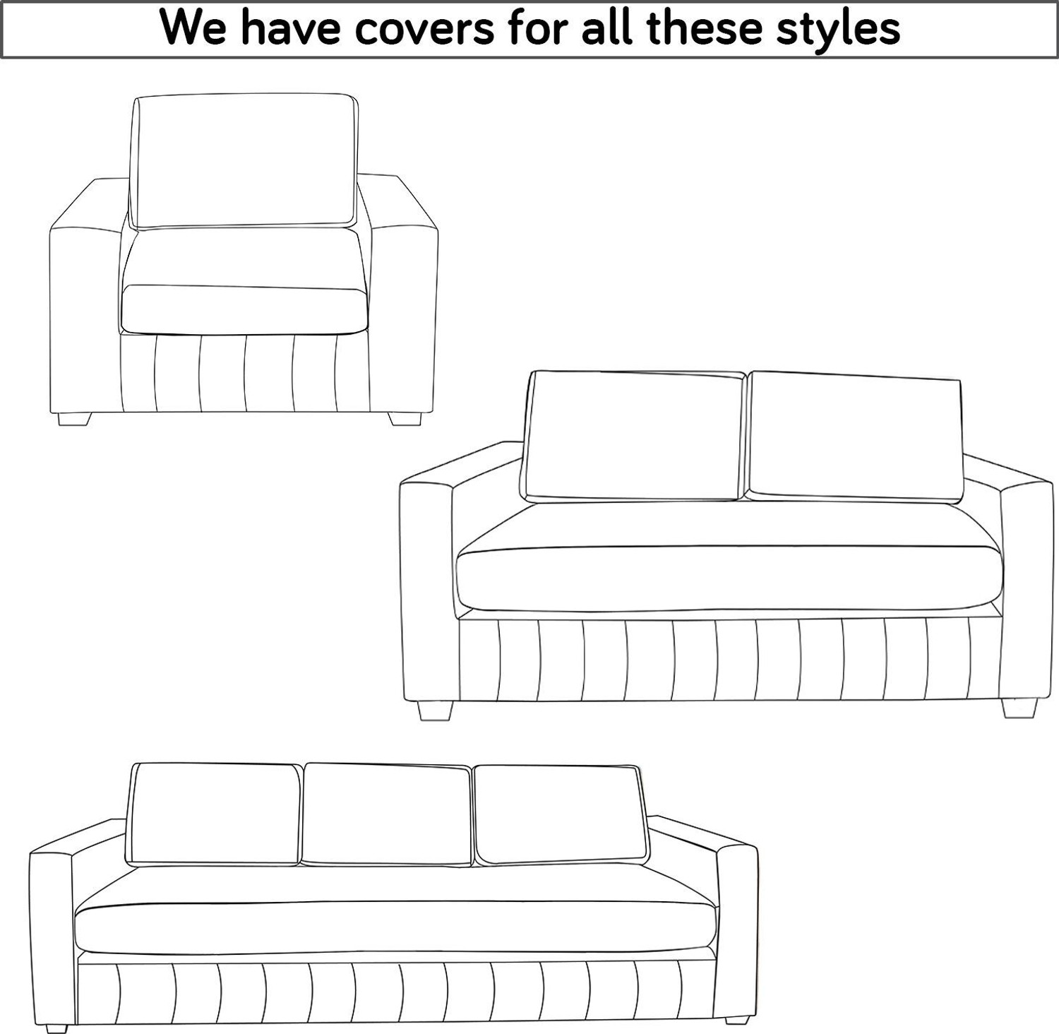 Image of HOKiPO Jacquard 2 Seater Sofa Geometric Cover