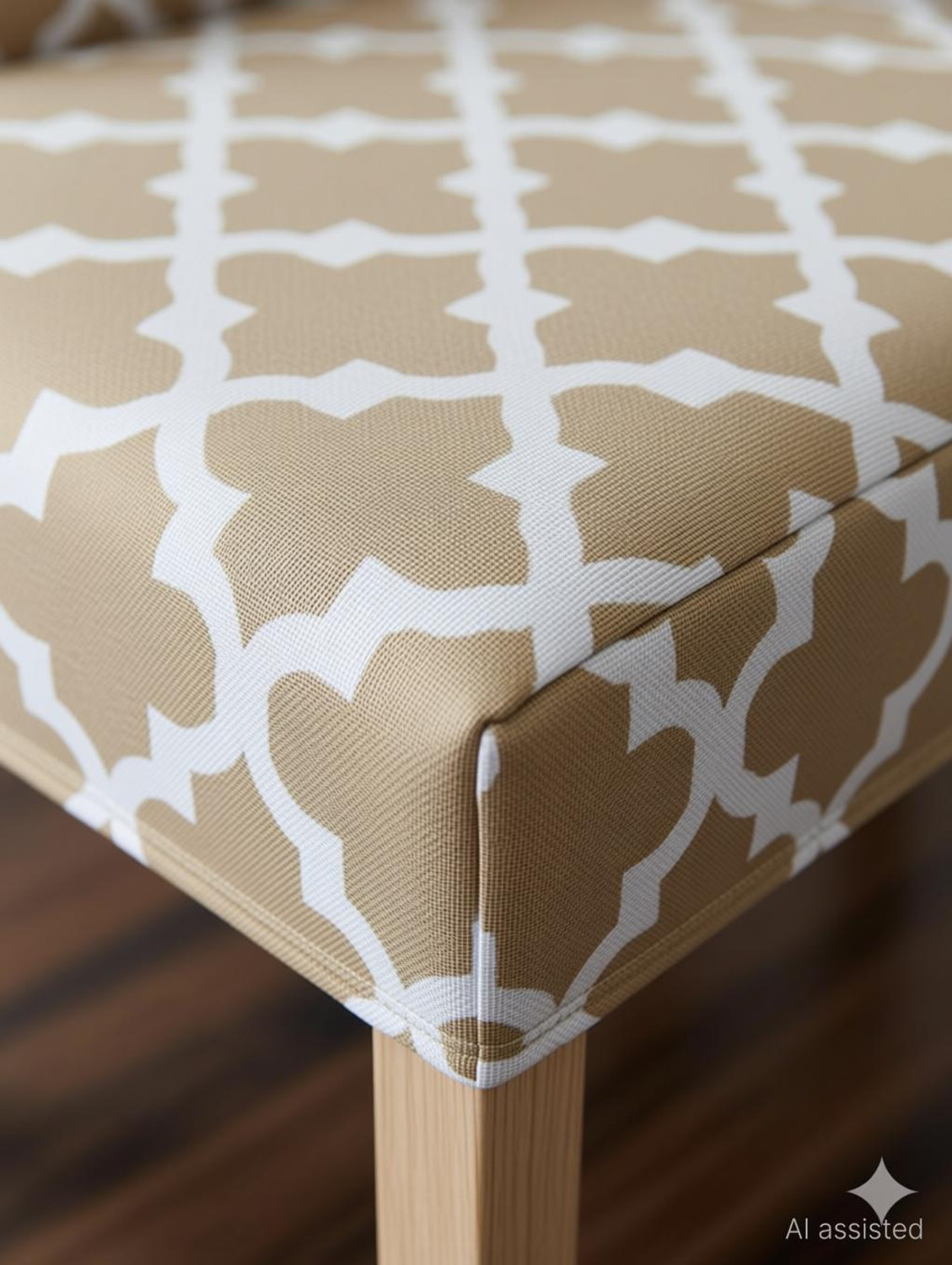 Image of QUIRKYHUB Polycotton 6 Seater Chair Floral Cover