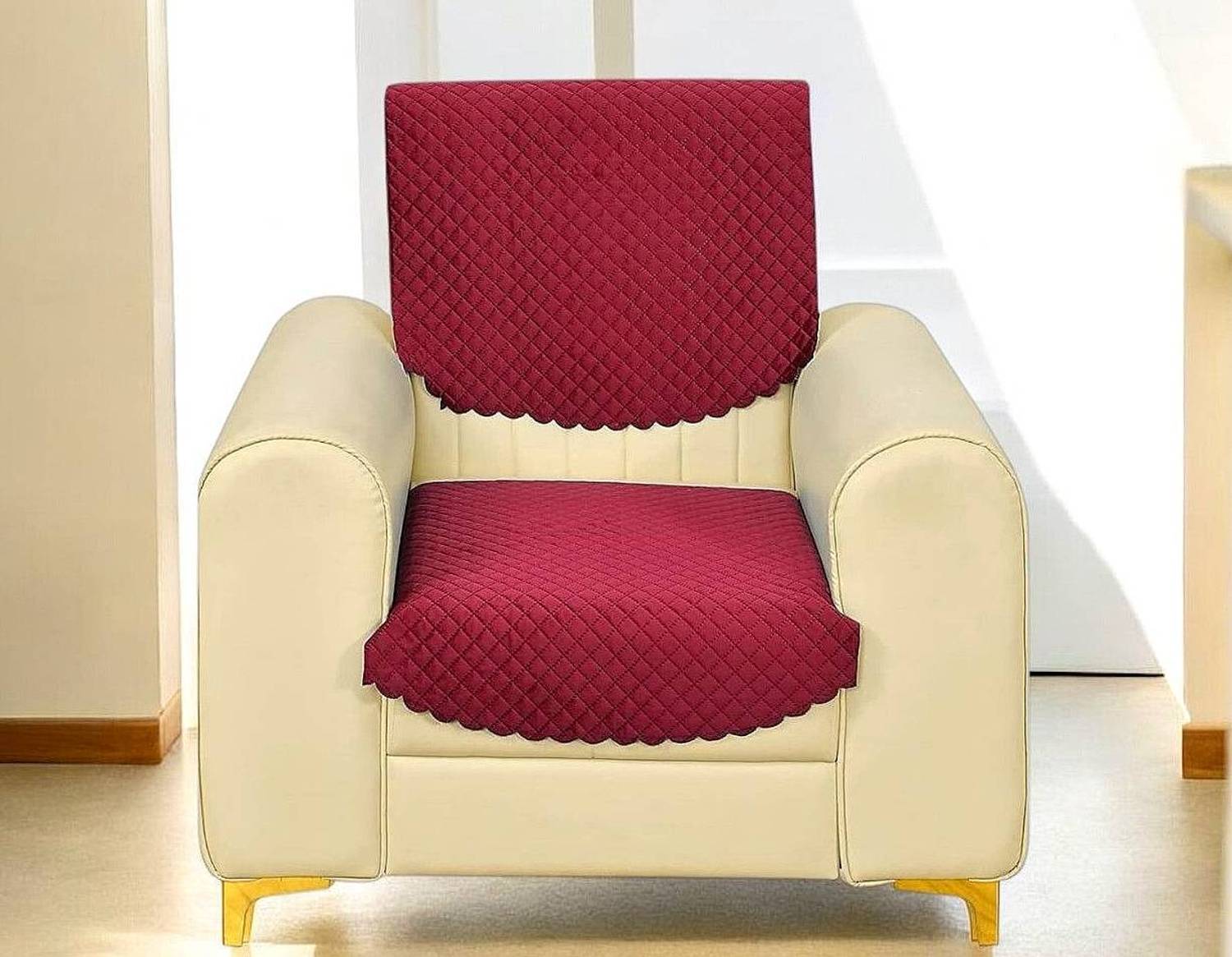 ADstore Polyester 1 Seater Sofa Geometric Cover