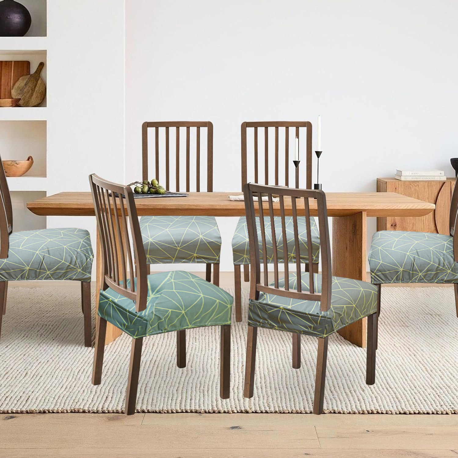 Image of ohello Polycotton 6 Seater Chair Printed Cover
